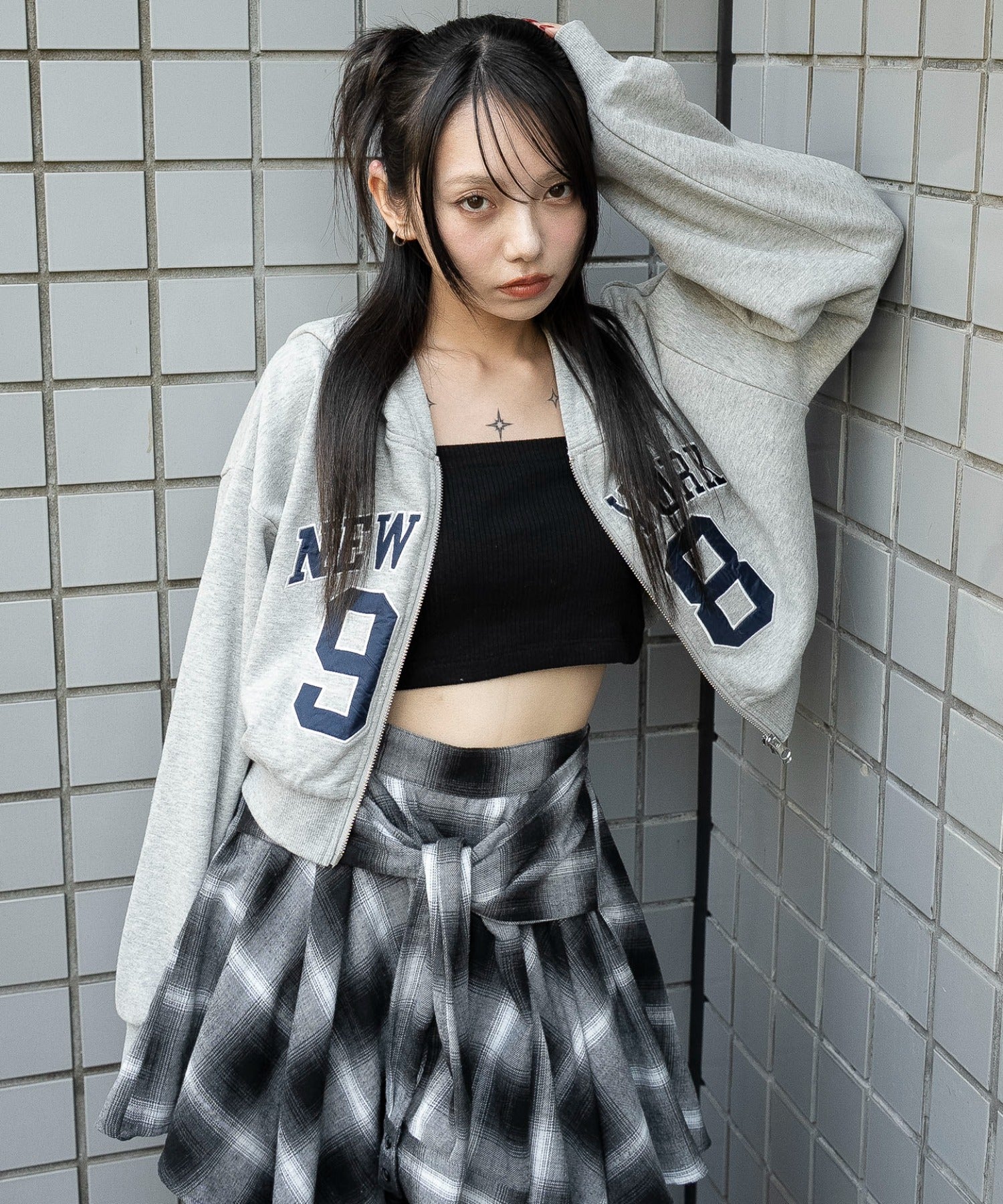 グラフィックショートZIPパーカー - Image 13