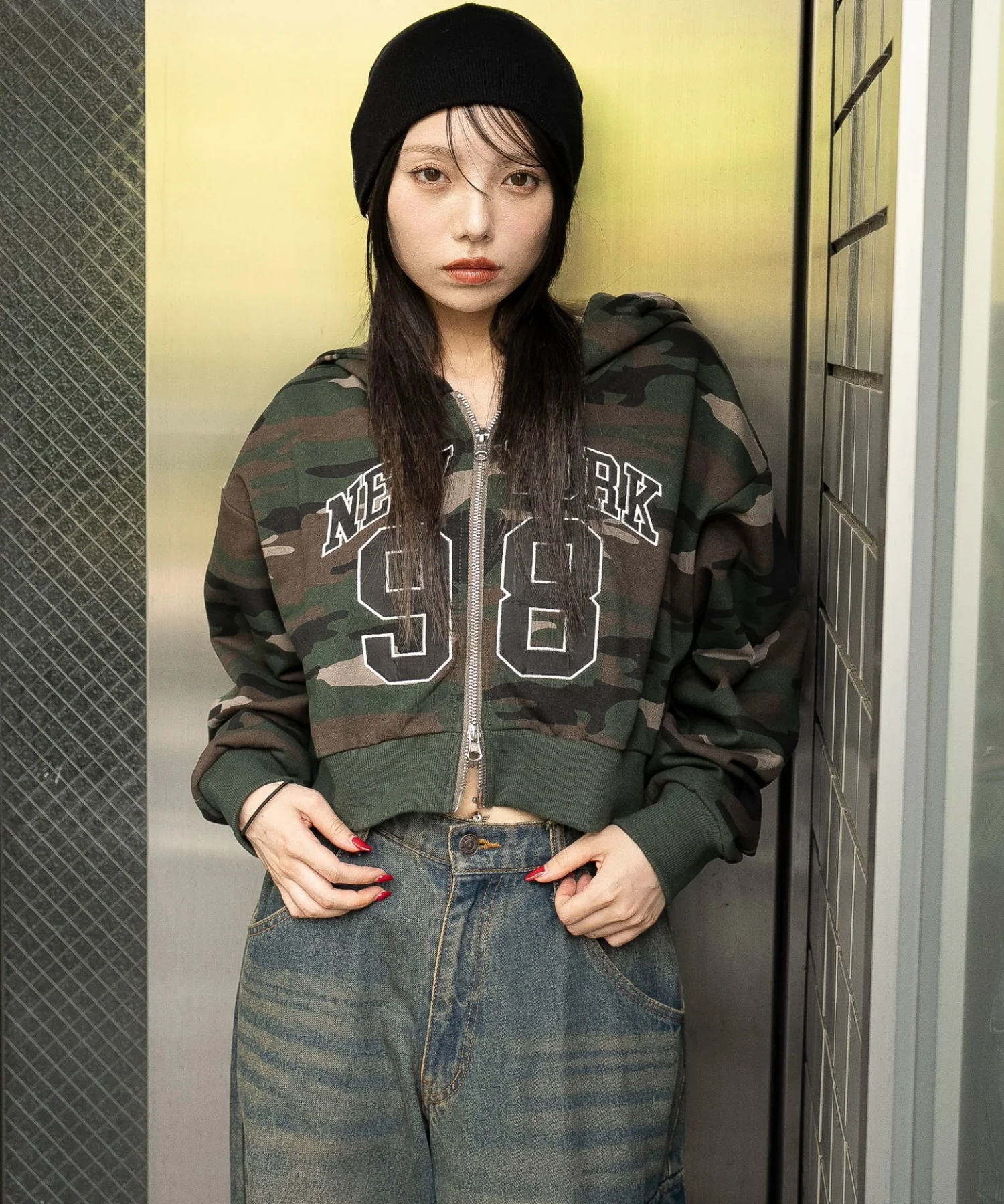 グラフィックショートZIPパーカー - Image 15