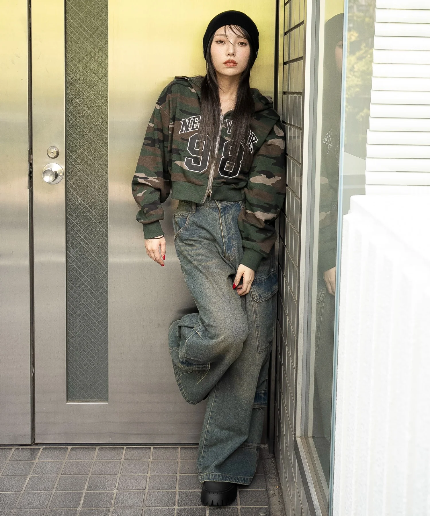 グラフィックショートZIPパーカー - Image 16