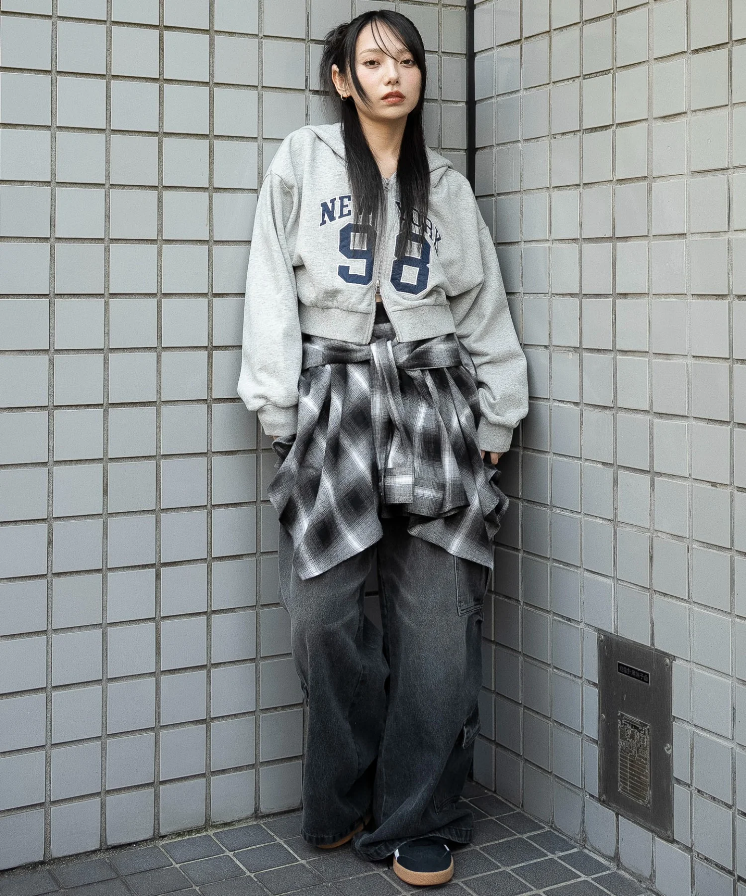 グラフィックショートZIPパーカー - Image 5