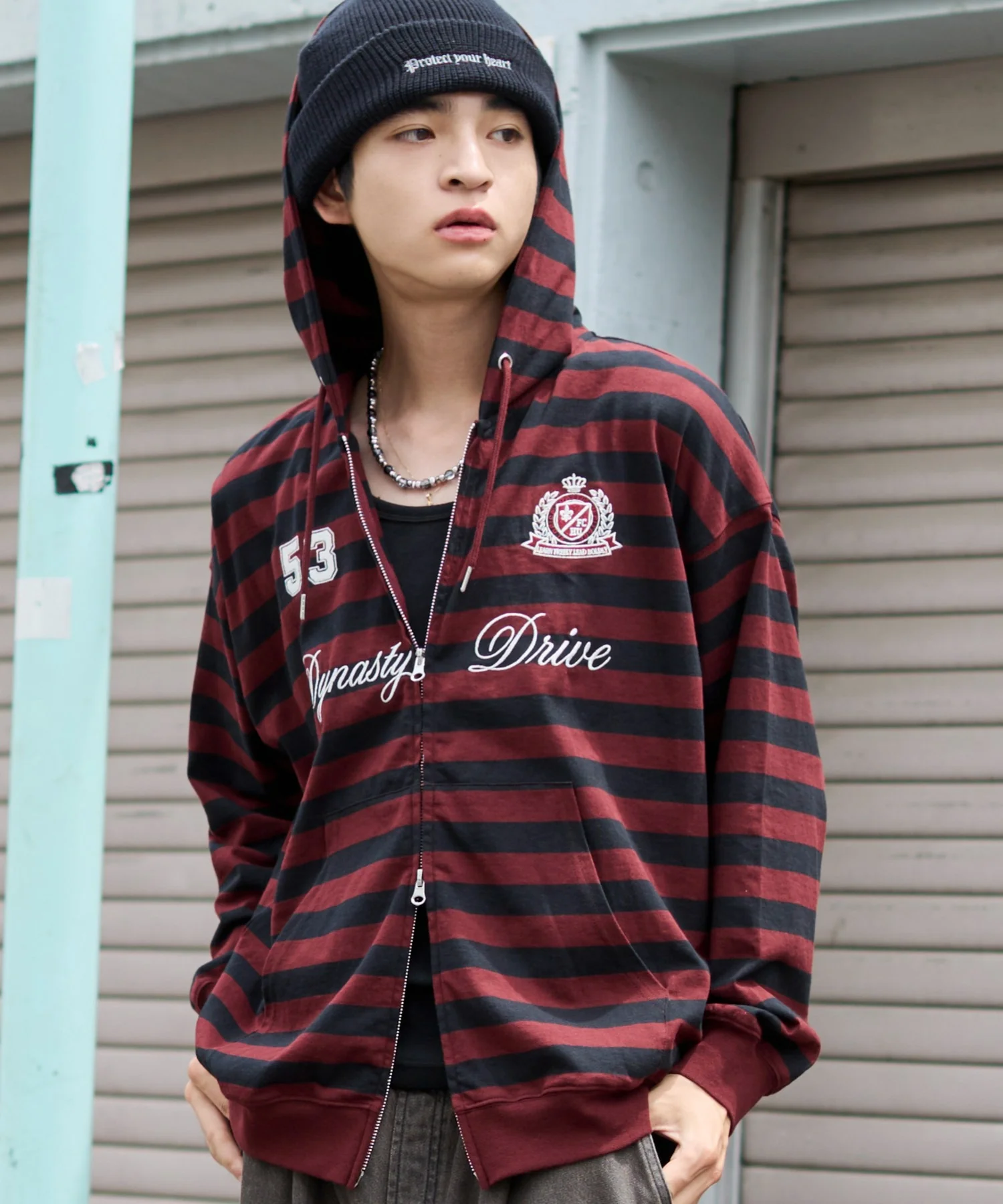 ナンバリングカットZIPパーカー - Image 16