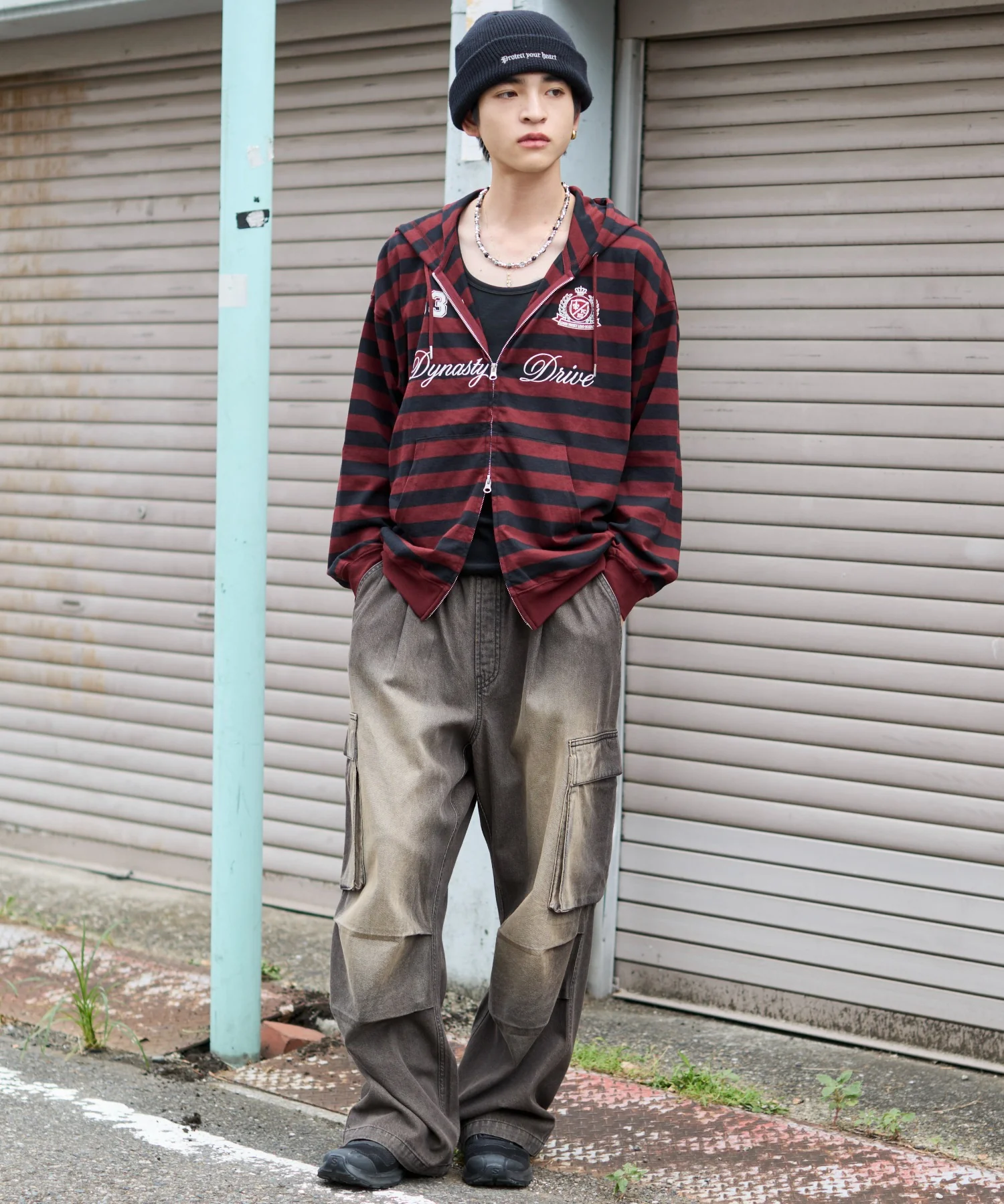 ナンバリングカットZIPパーカー - Image 18