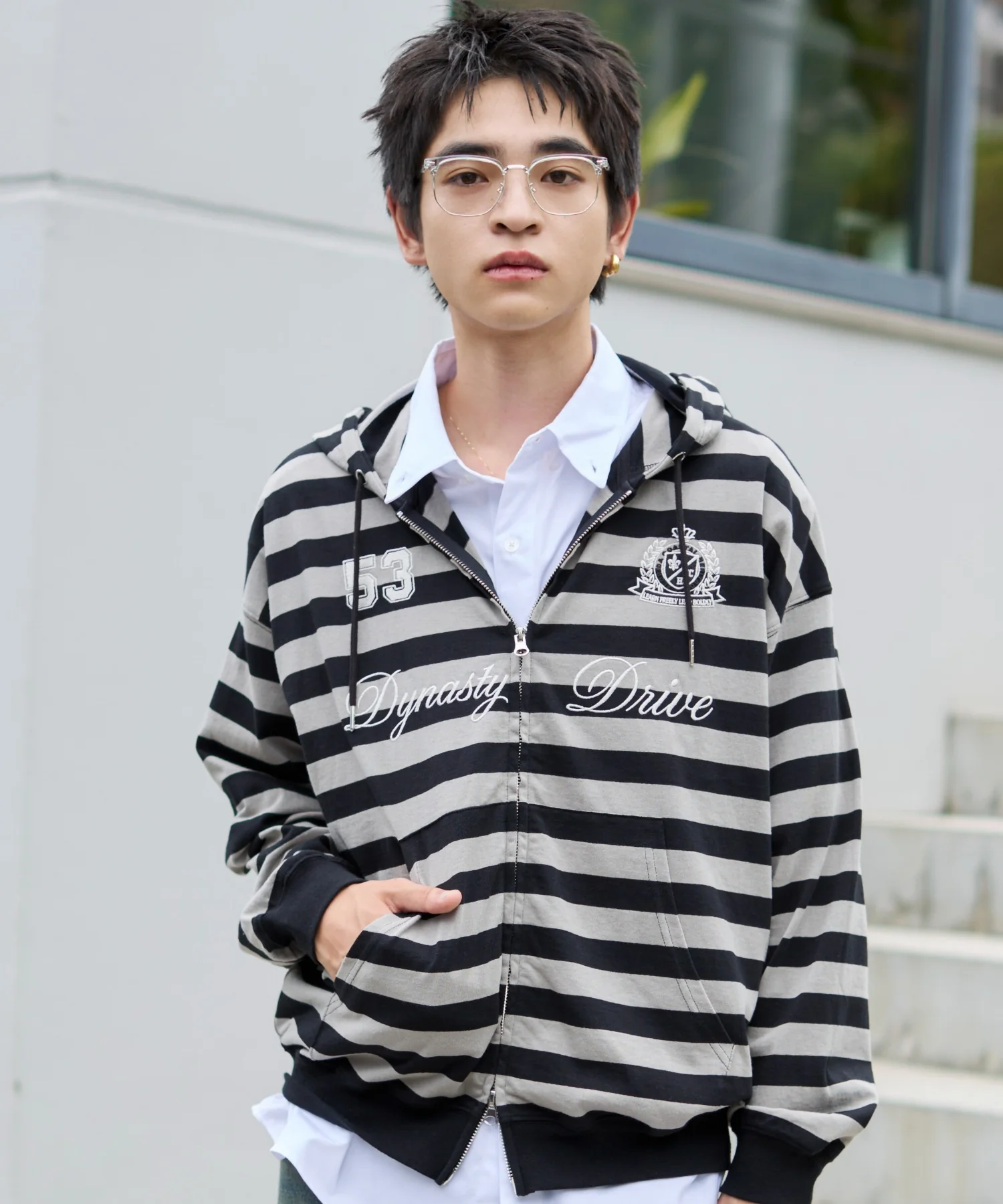 ナンバリングカットZIPパーカー - Image 26