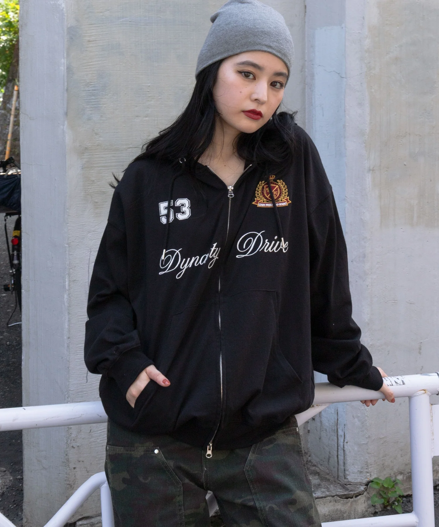 ナンバリングカットZIPパーカー - Image 42