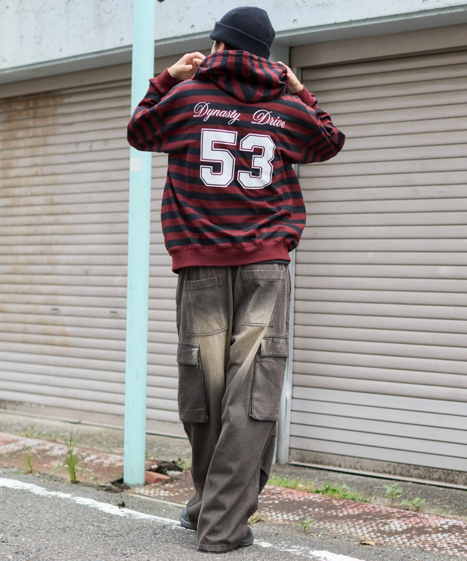 ナンバリングカットZIPパーカー - Image 5