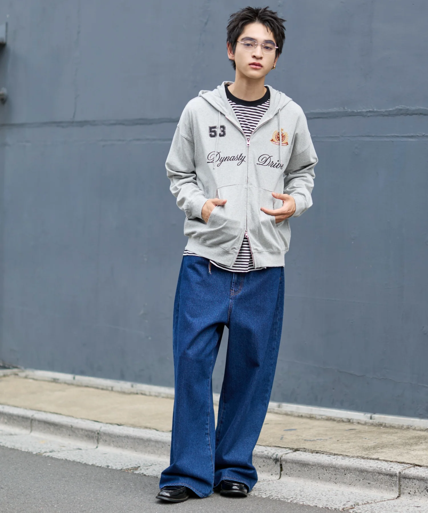 ナンバリングカットZIPパーカー - Image 6