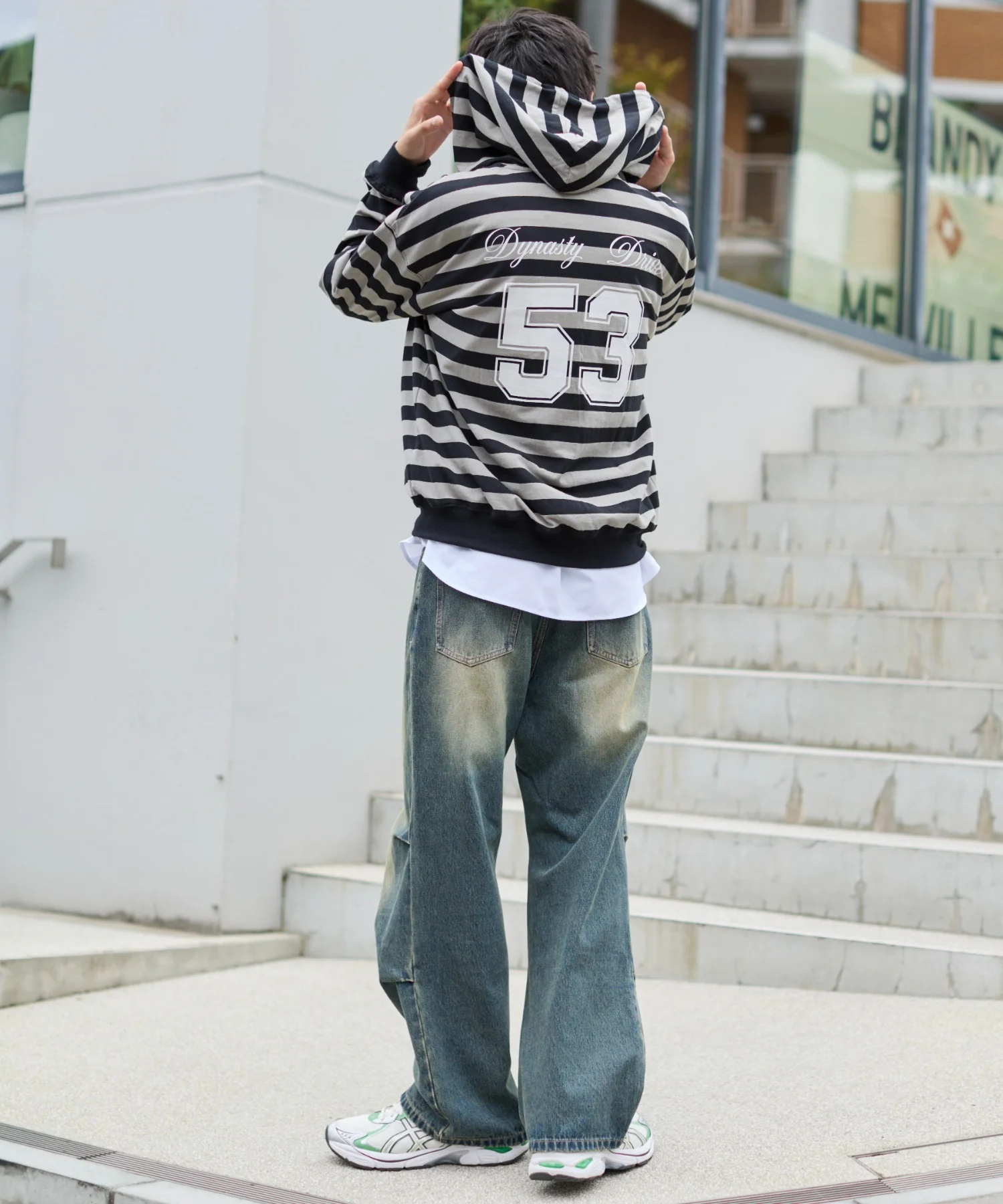 ナンバリングカットZIPパーカー - Image 7