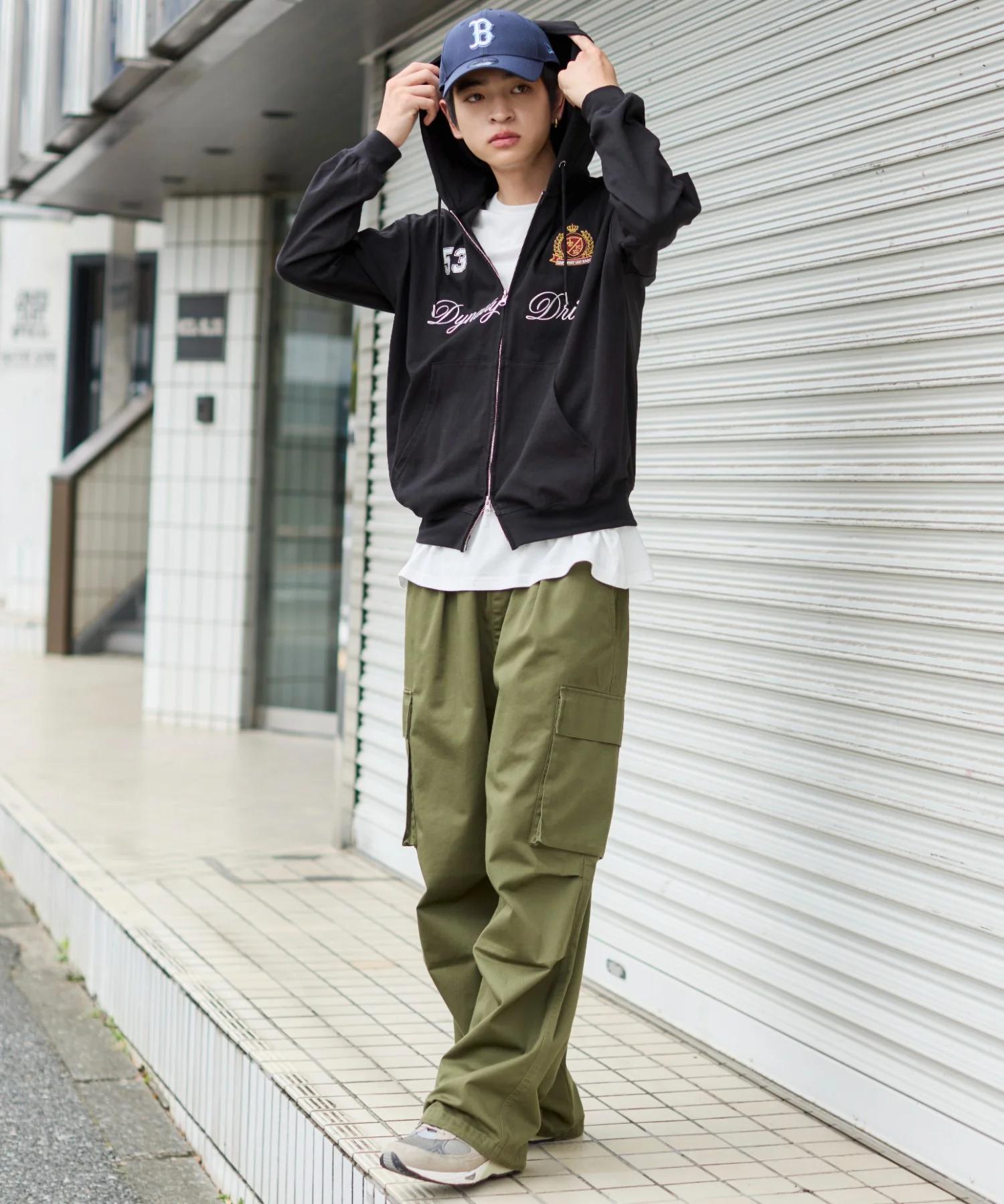 ナンバリングカットZIPパーカー - Image 9