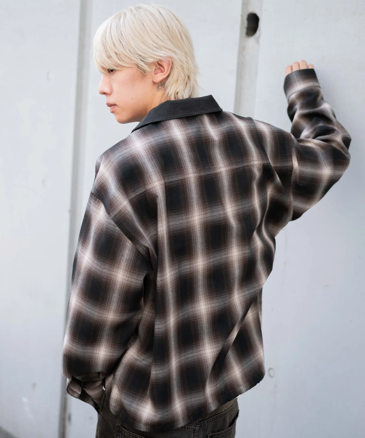オンブレチェックシャツジャケット - Image 14