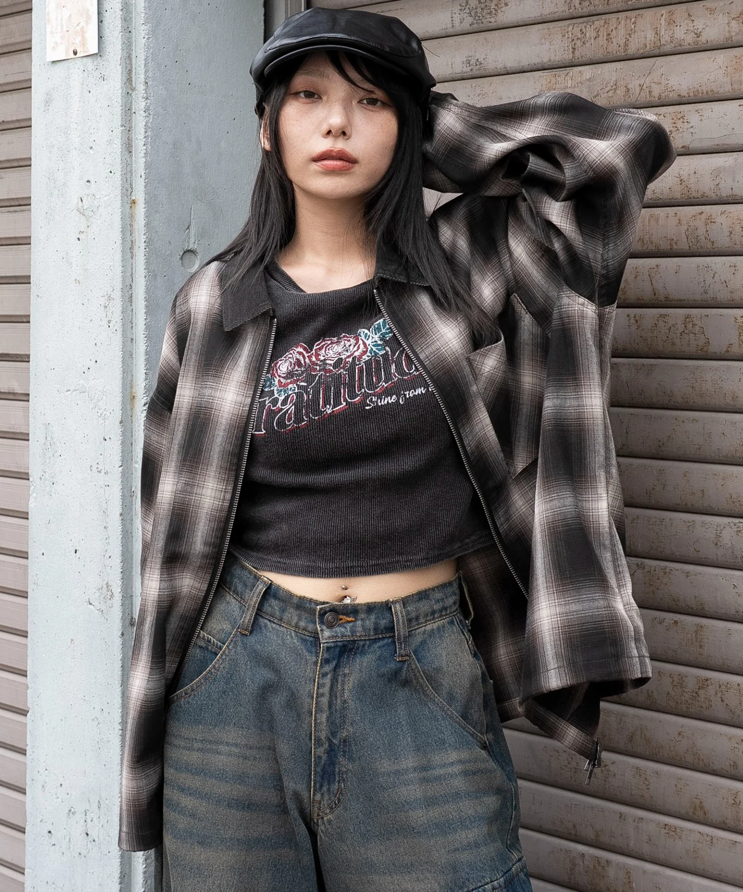 オンブレチェックシャツジャケット - Image 18