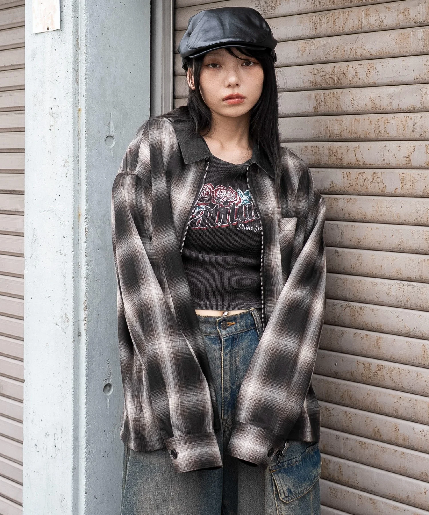 オンブレチェックシャツジャケット - Image 19