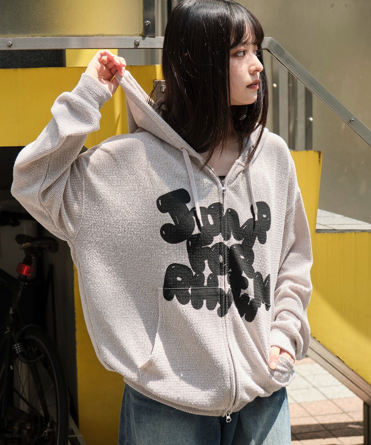 メッシュロゴジップパーカー - Image 14
