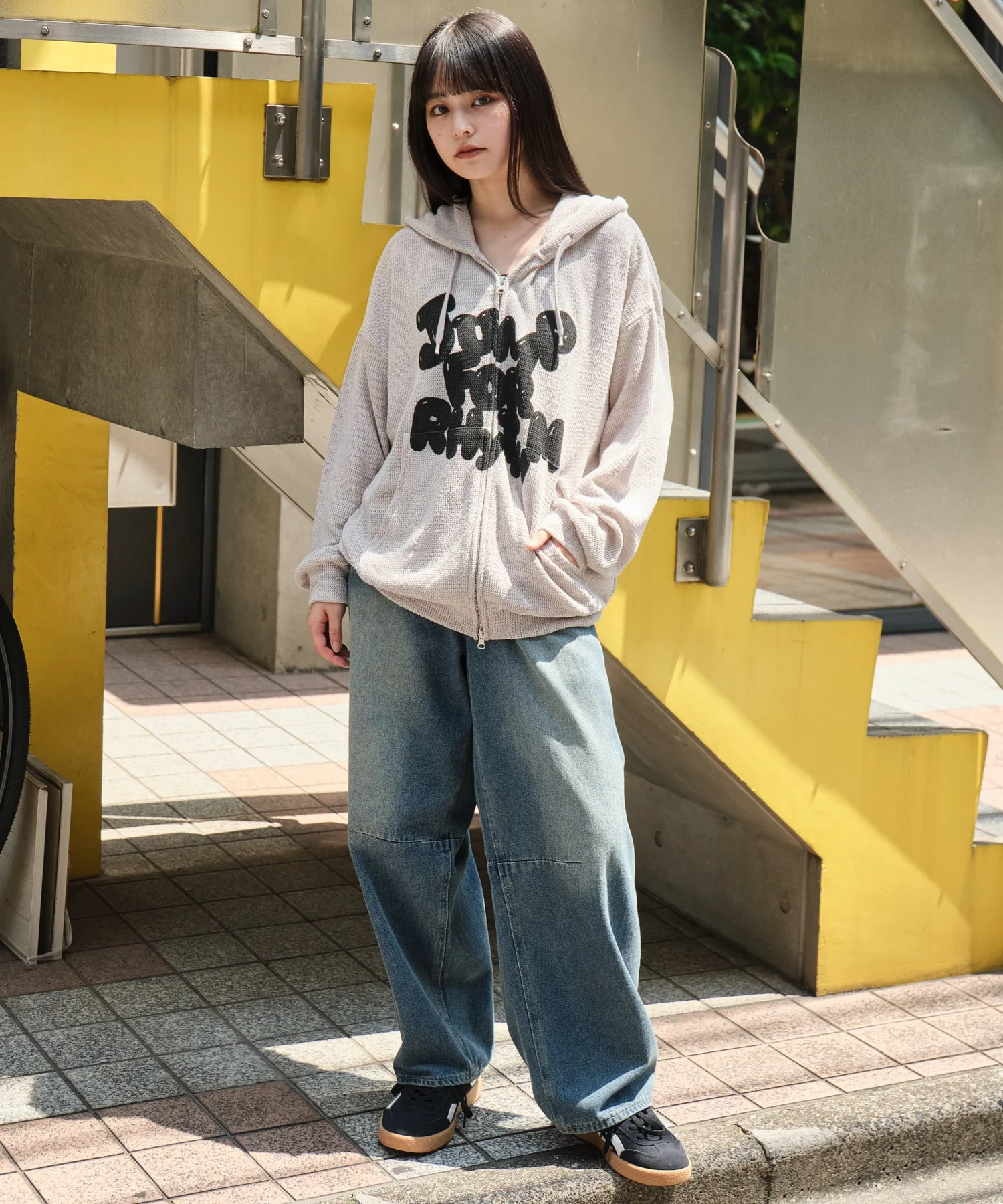 メッシュロゴジップパーカー - Image 4
