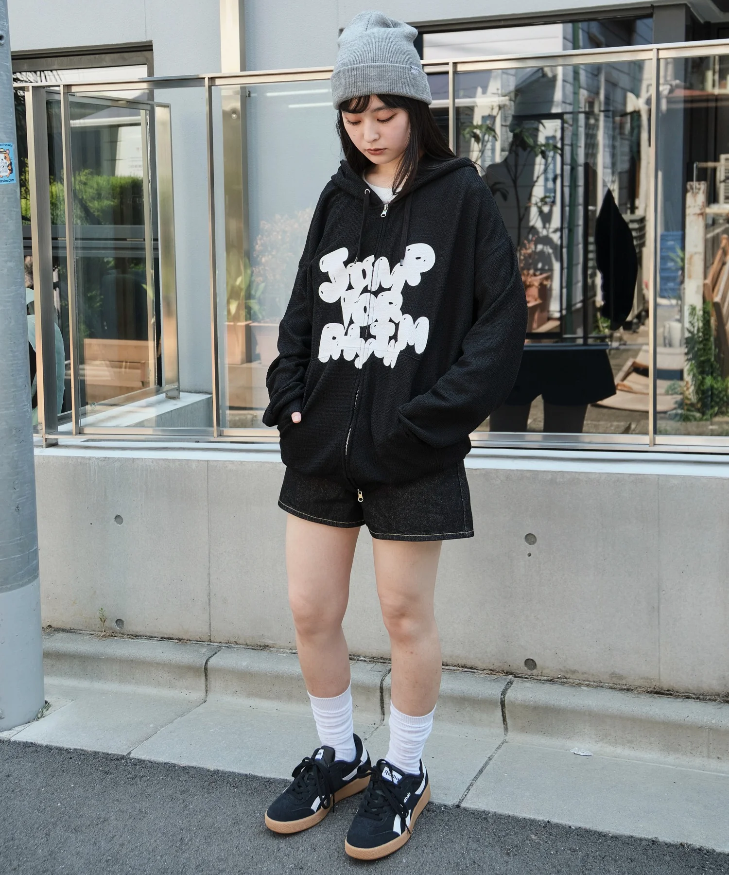 メッシュロゴジップパーカー - Image 6