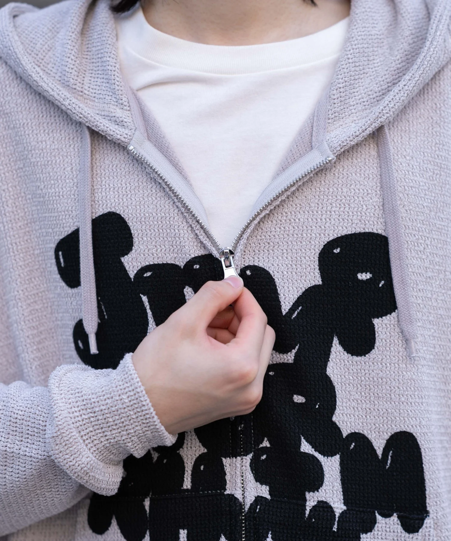 メッシュロゴジップパーカー - Image 7