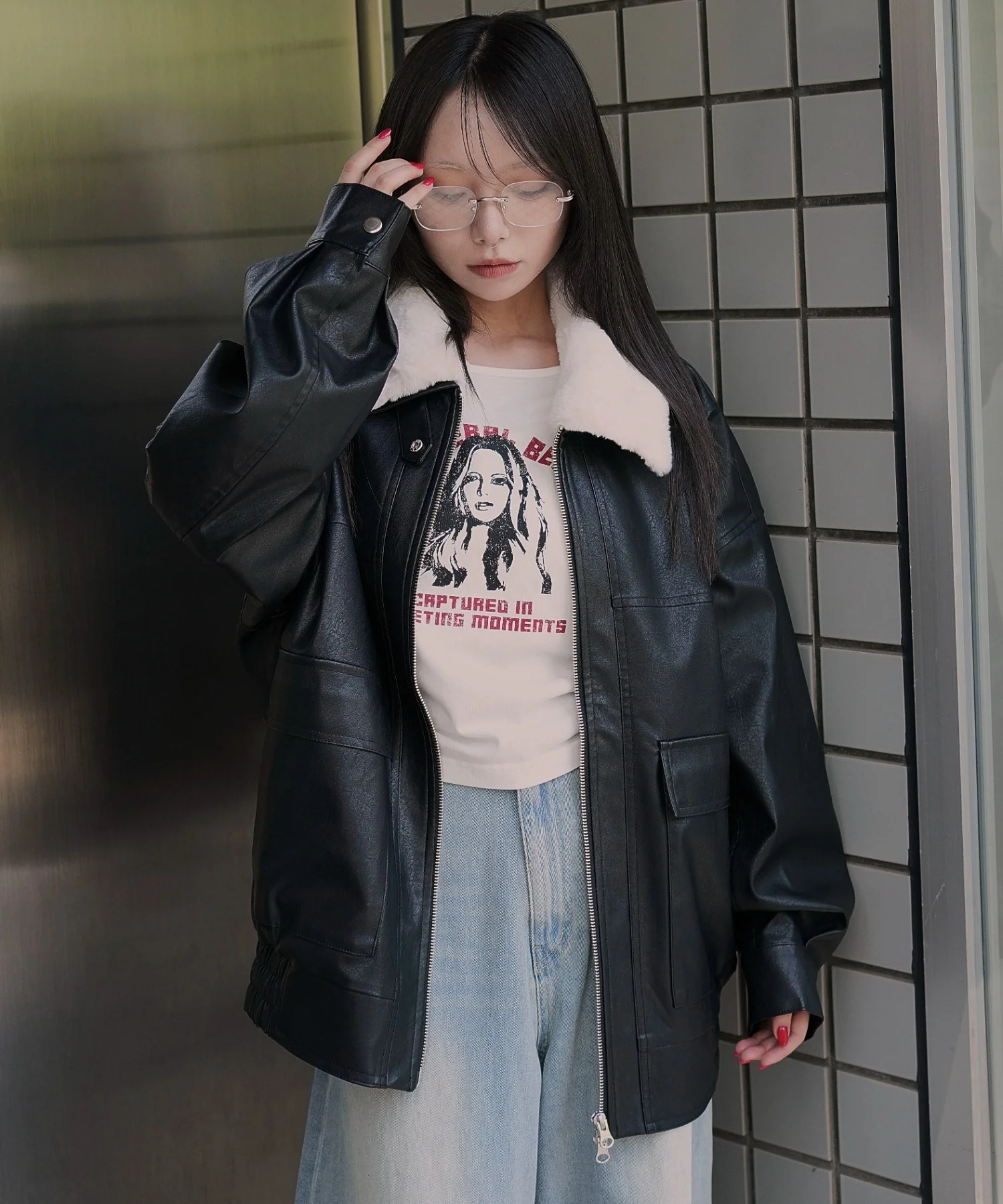 2WAYファー襟PUジャケット - Image 12