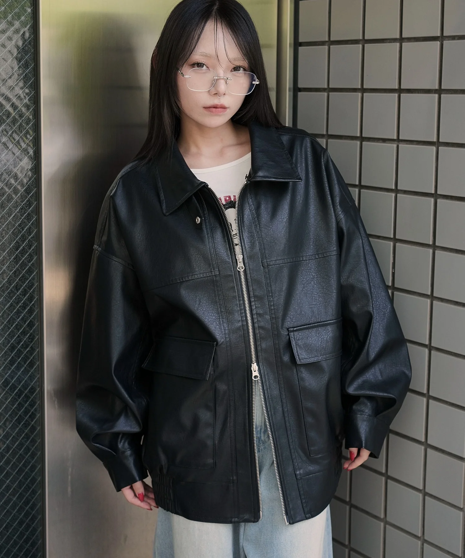 2WAYファー襟PUジャケット - Image 14