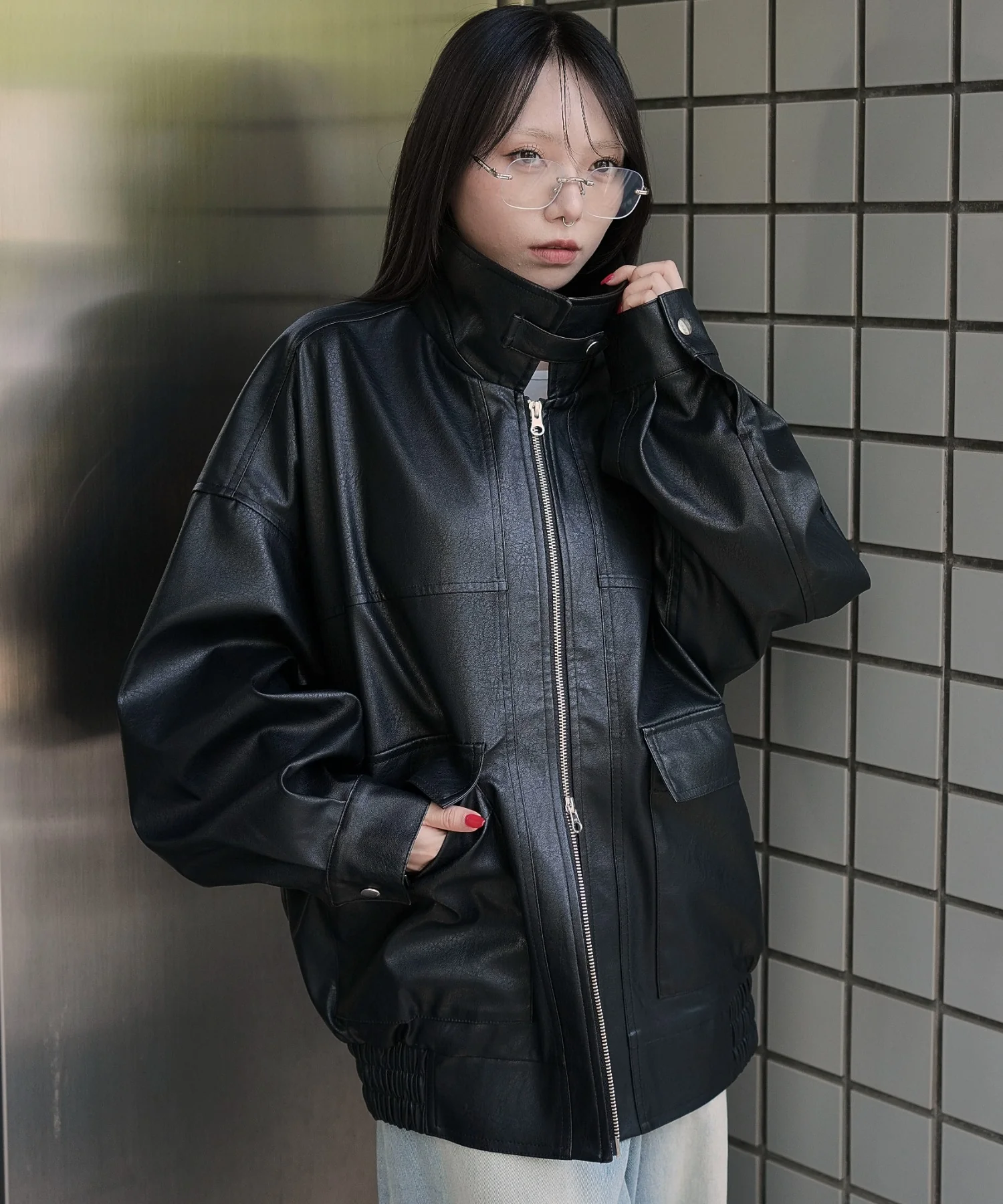 2WAYファー襟PUジャケット - Image 15