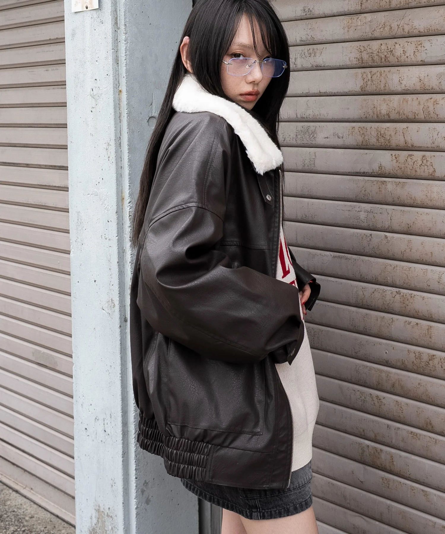 2WAYファー襟PUジャケット - Image 19