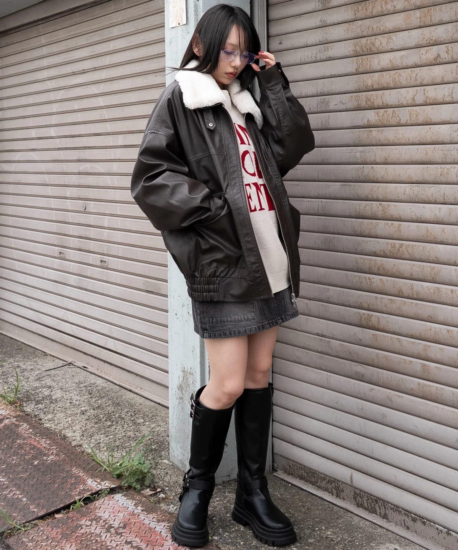 2WAYファー襟PUジャケット - Image 20