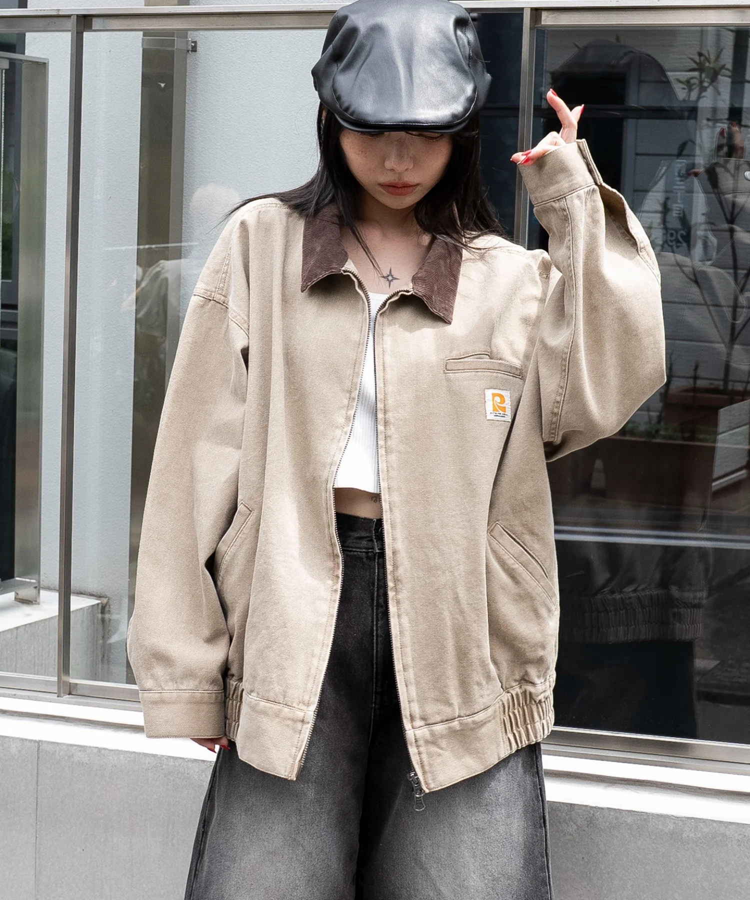 ワーカーズWジップブルゾン - Image 2
