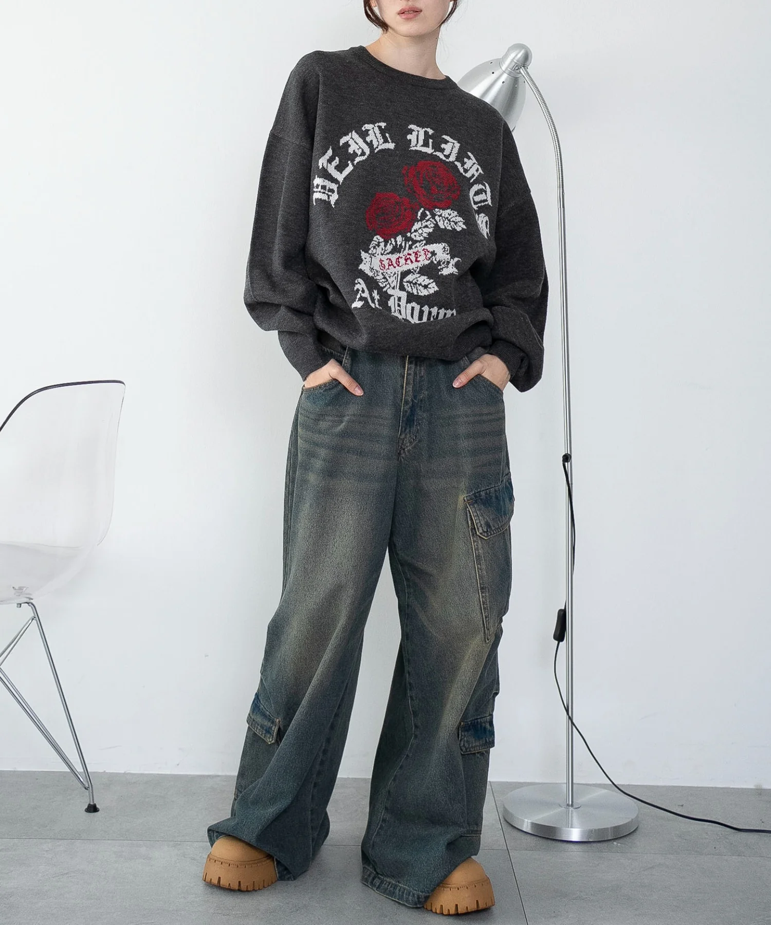 グラフィックニットBIGプルオーバー - Image 36