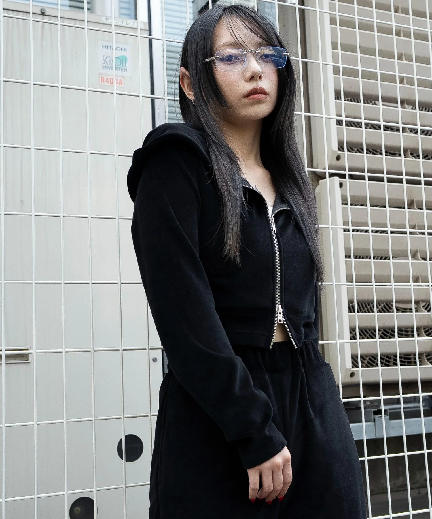 ベロアショートZIPパーカー - Image 11