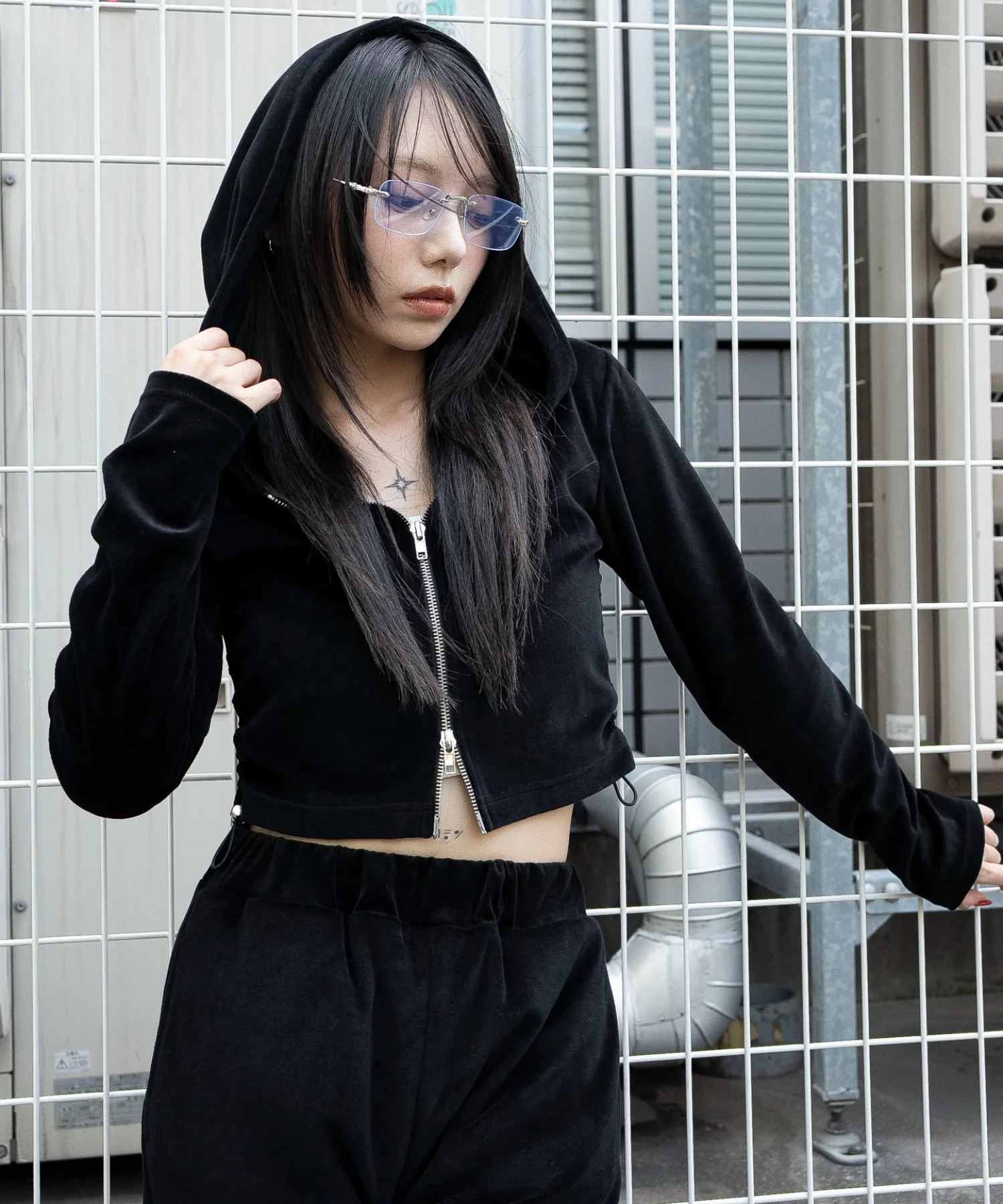 ベロアショートZIPパーカー - Image 12
