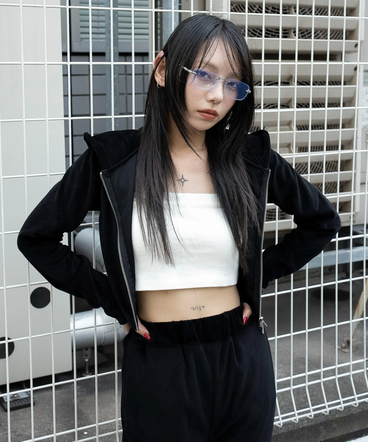 ベロアショートZIPパーカー - Image 13