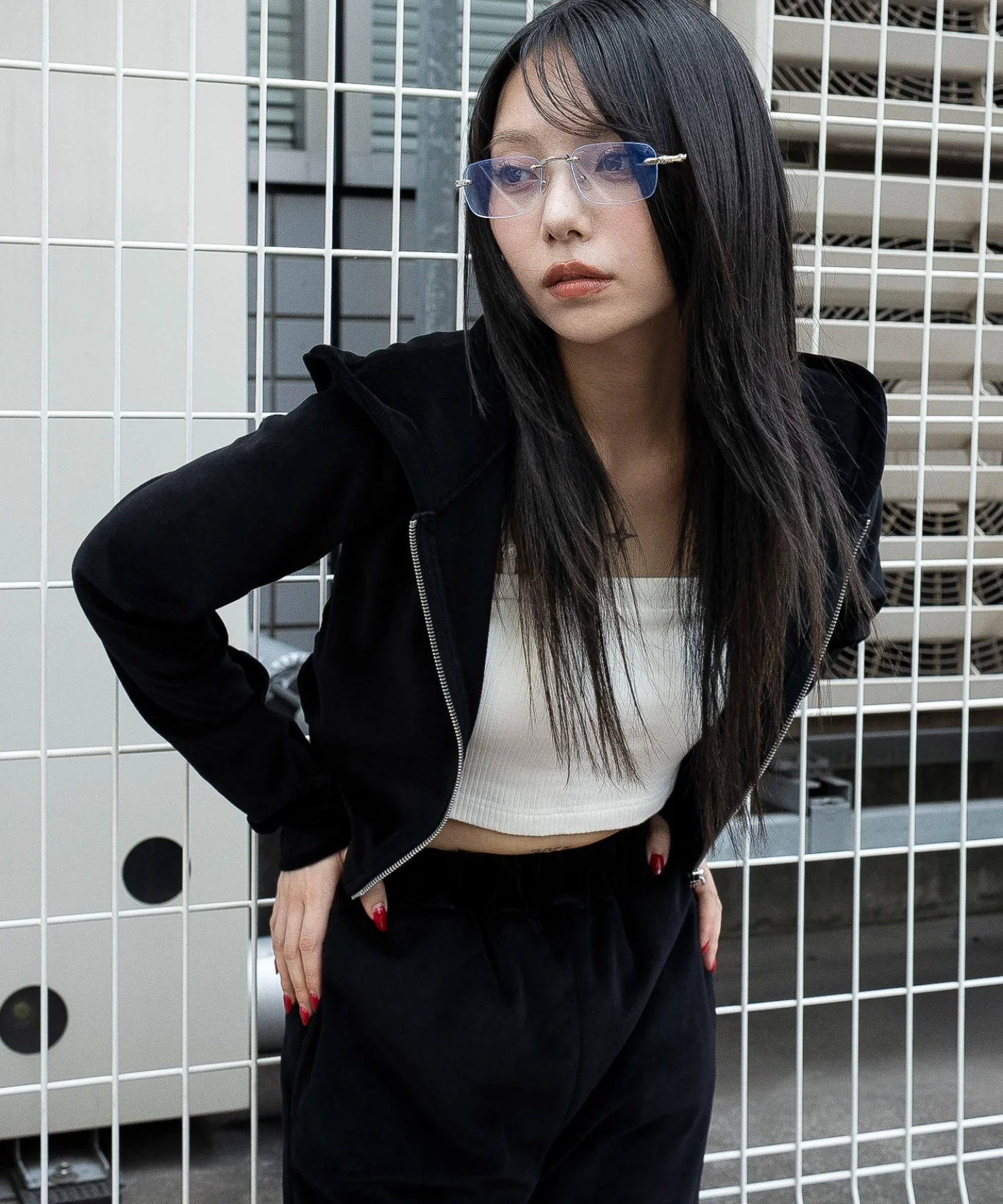 ベロアショートZIPパーカー - Image 14