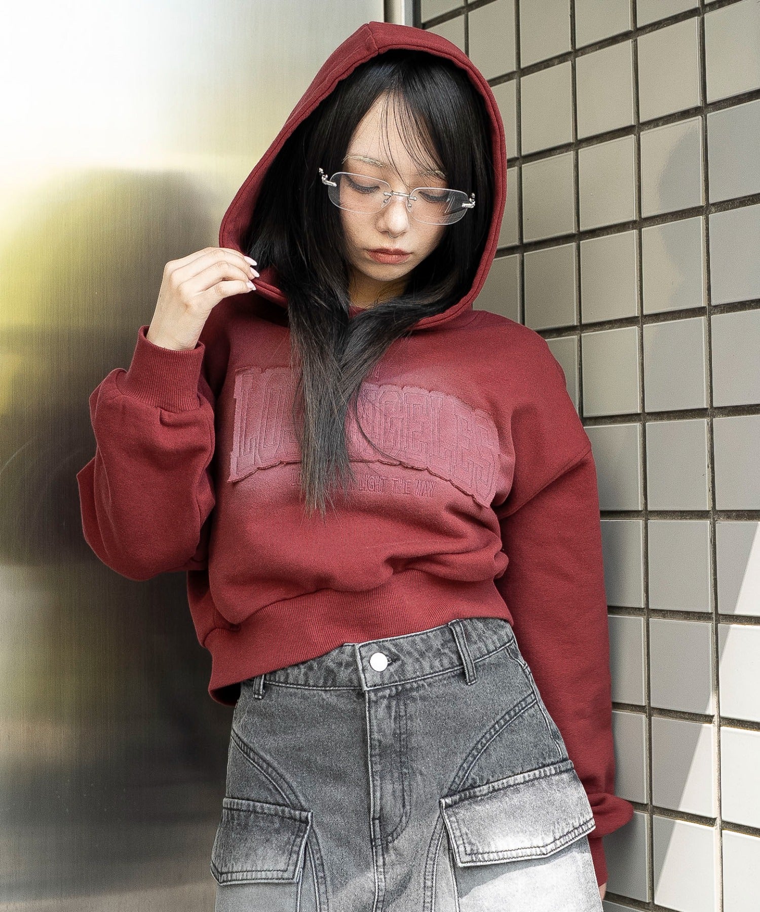 グラフィックショートパーカー - Image 18
