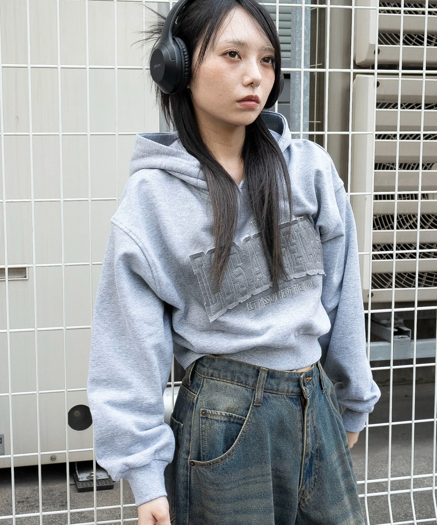 グラフィックショートパーカー - Image 2