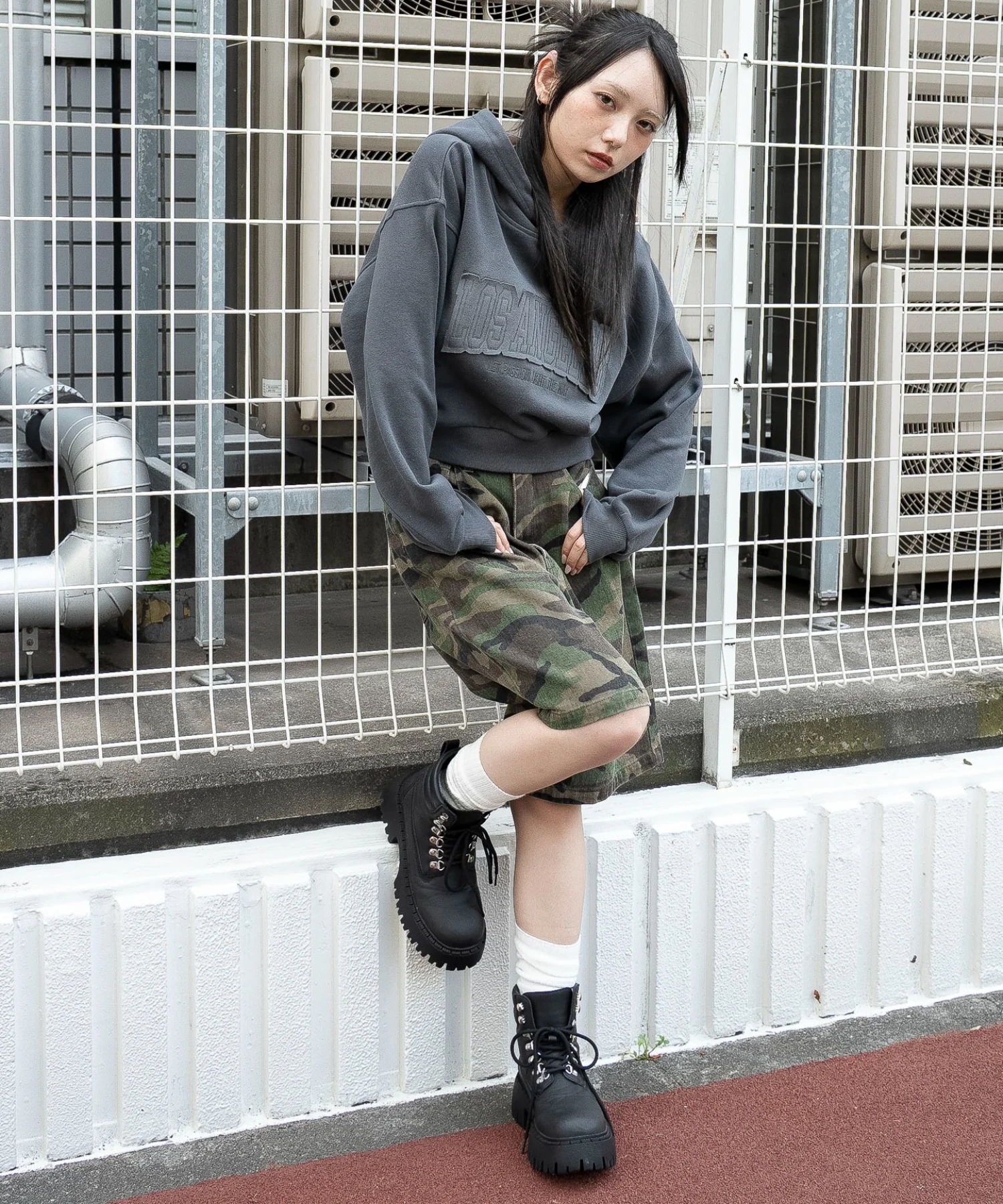 グラフィックショートパーカー - Image 30
