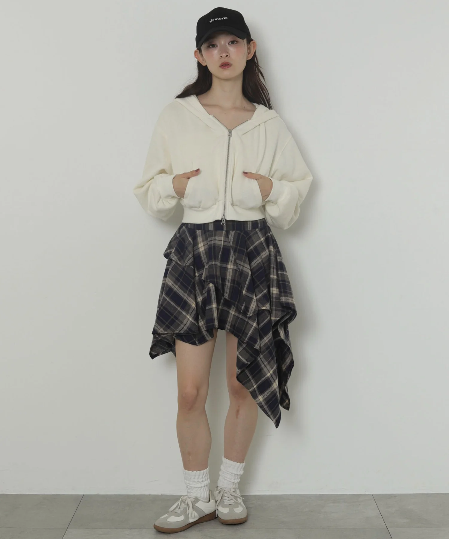 アシンメトリーチェックミニスカパン - Image 10