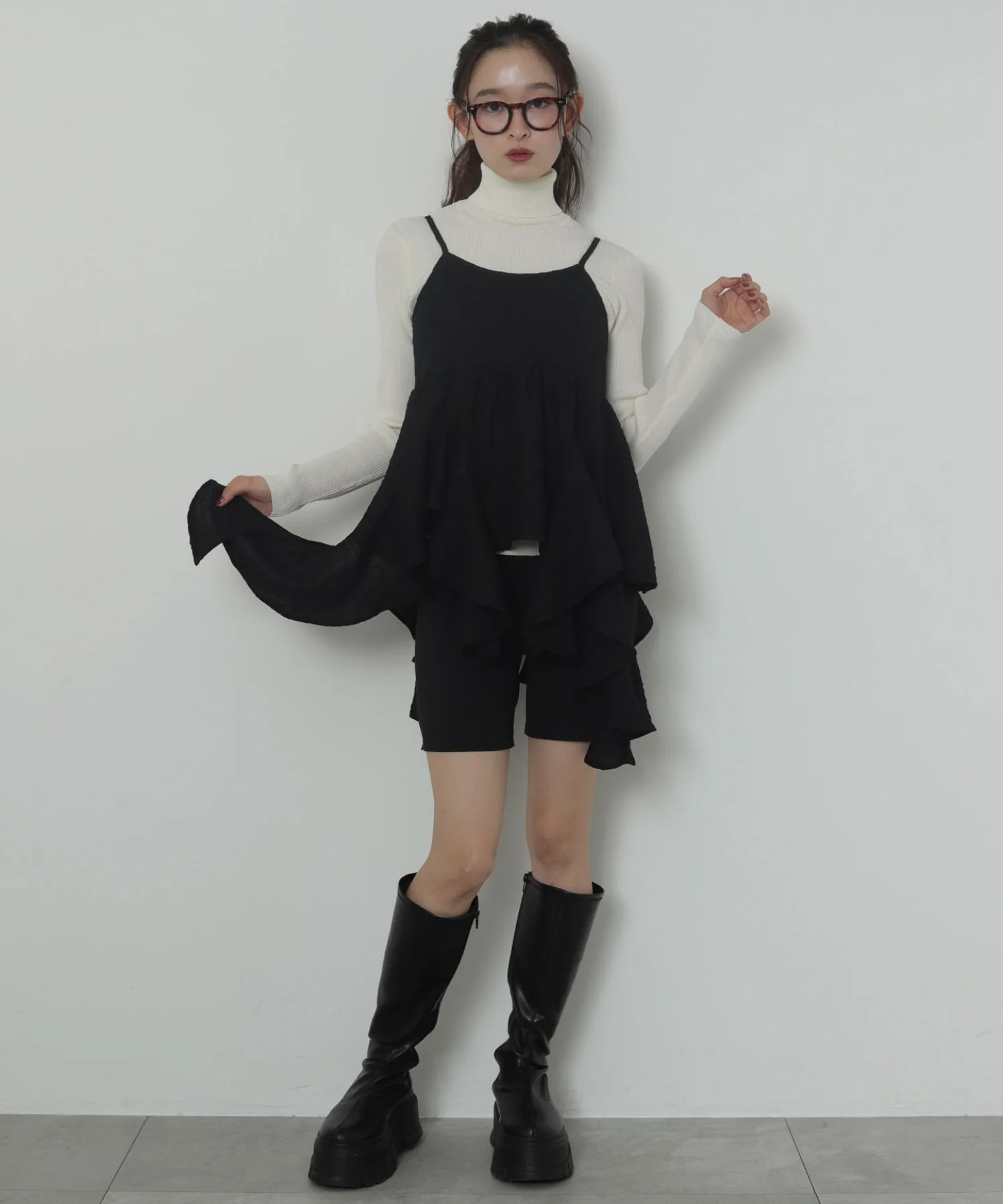 イレヘムフリルキャミワンピース - Image 4