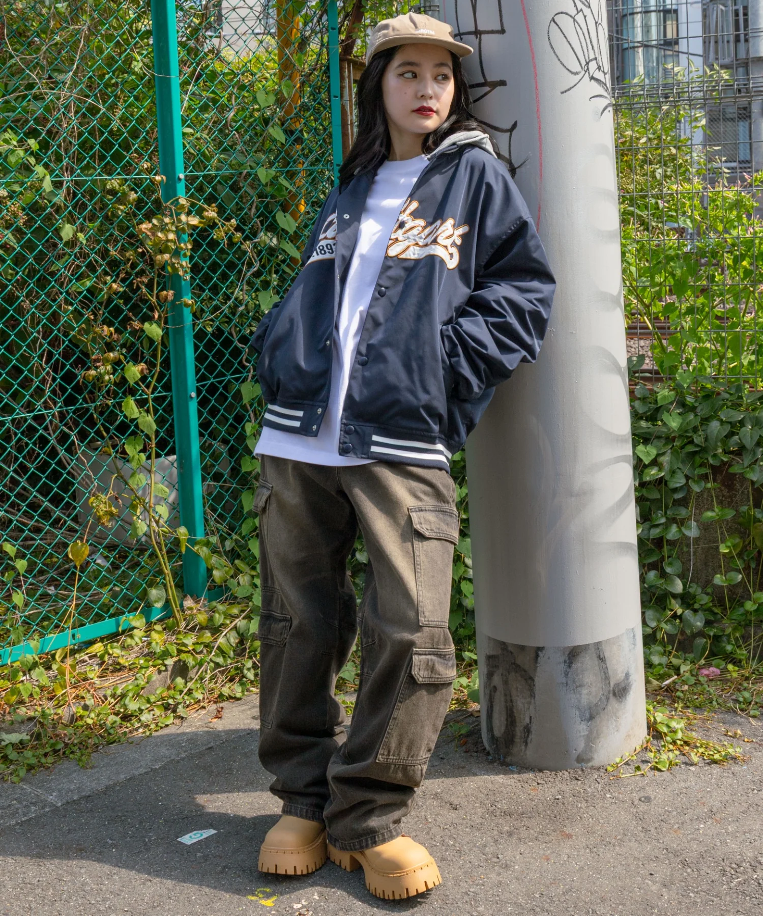 2WAYフードワッペンスタジャン - Image 5
