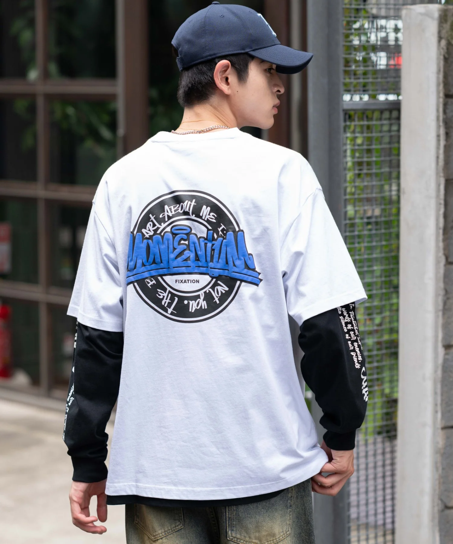 アクセ付きアンサンブルグラフィックT（LS） - Image 9