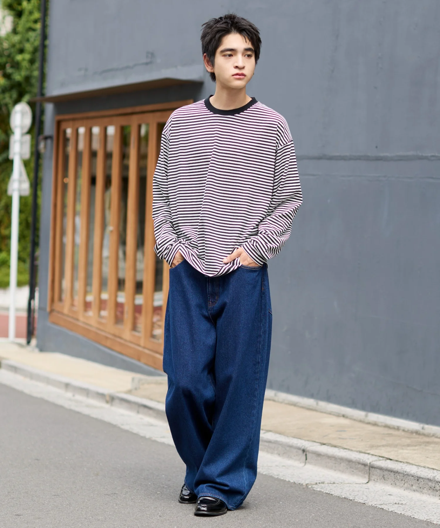 ワイドスリーブボーダーT（LS） - Image 4