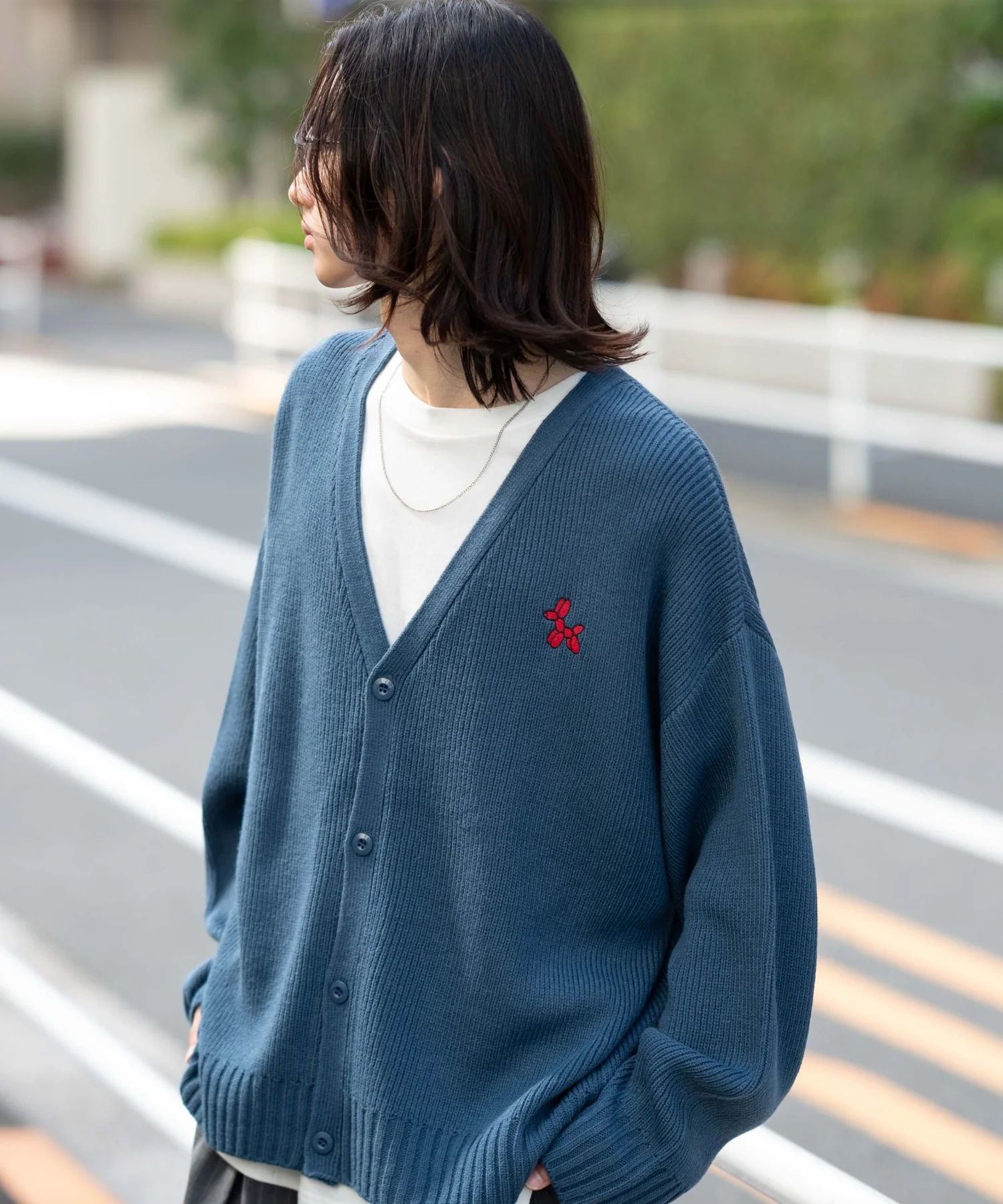 ワンポイントニットカーディガン - Image 13