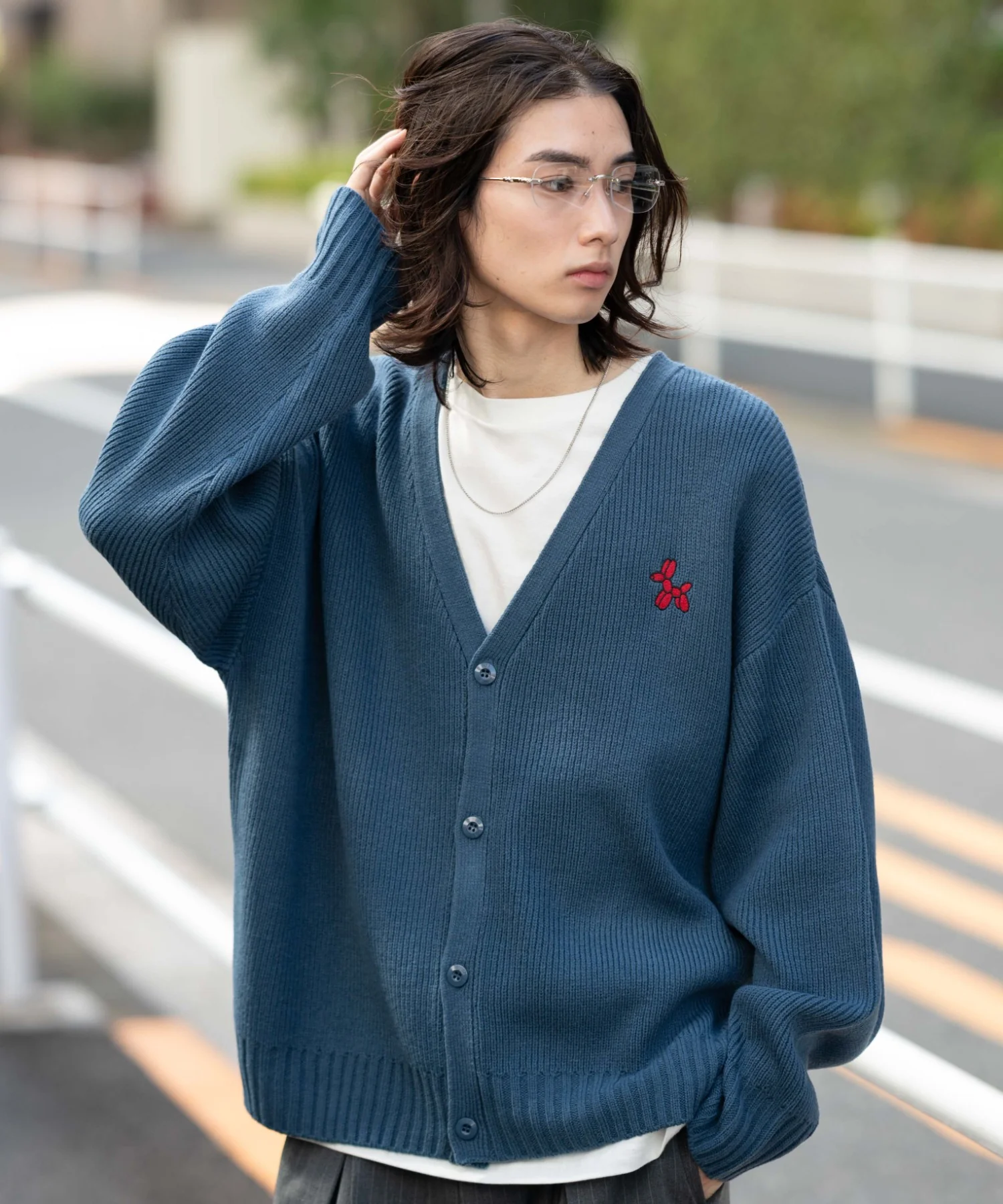 ワンポイントニットカーディガン - Image 16
