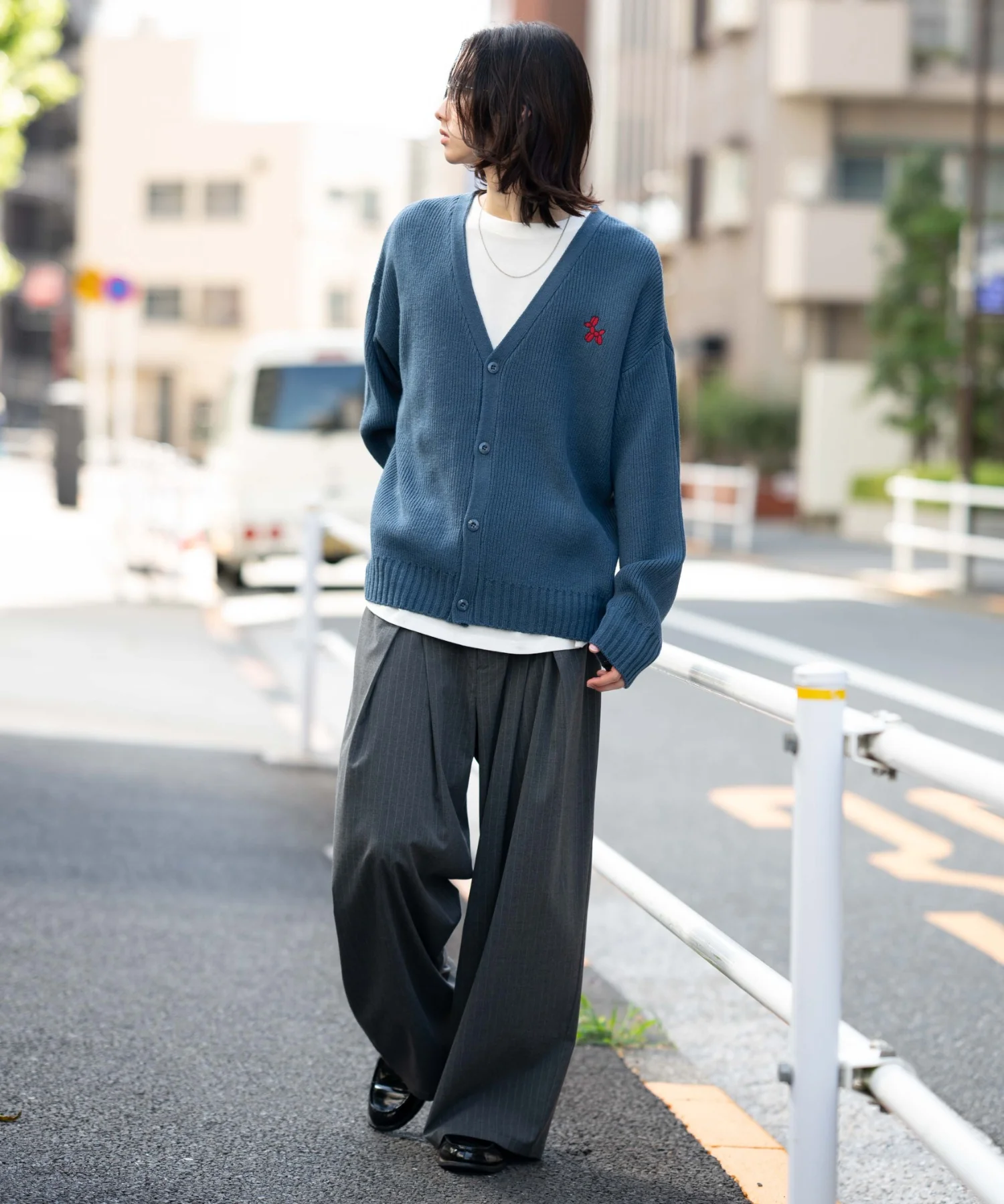 ワンポイントニットカーディガン - Image 17
