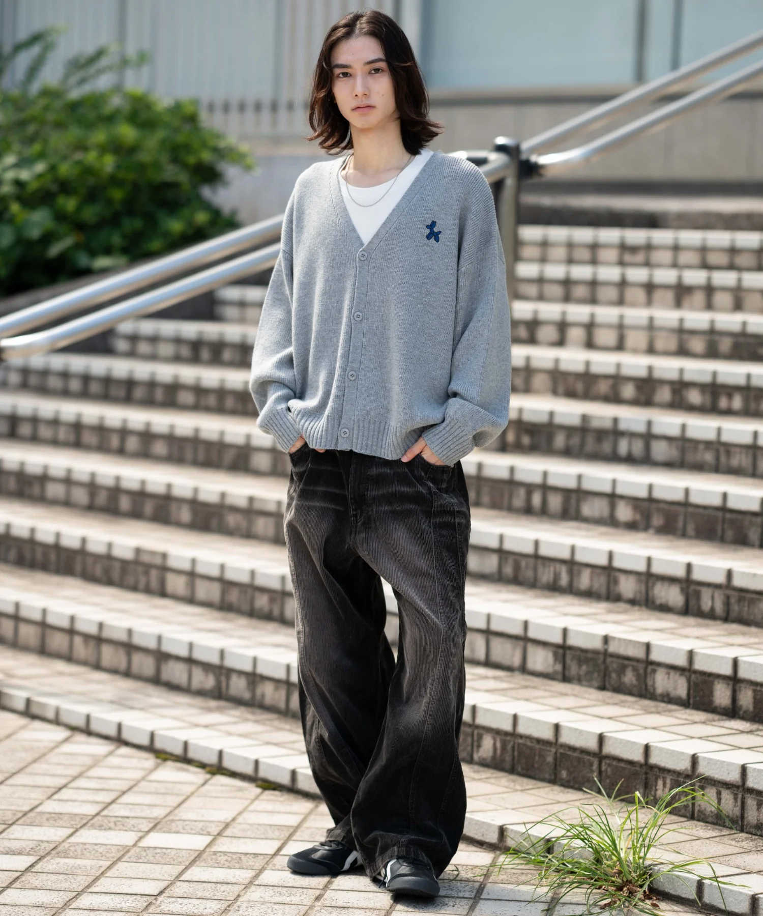 ワンポイントニットカーディガン - Image 6