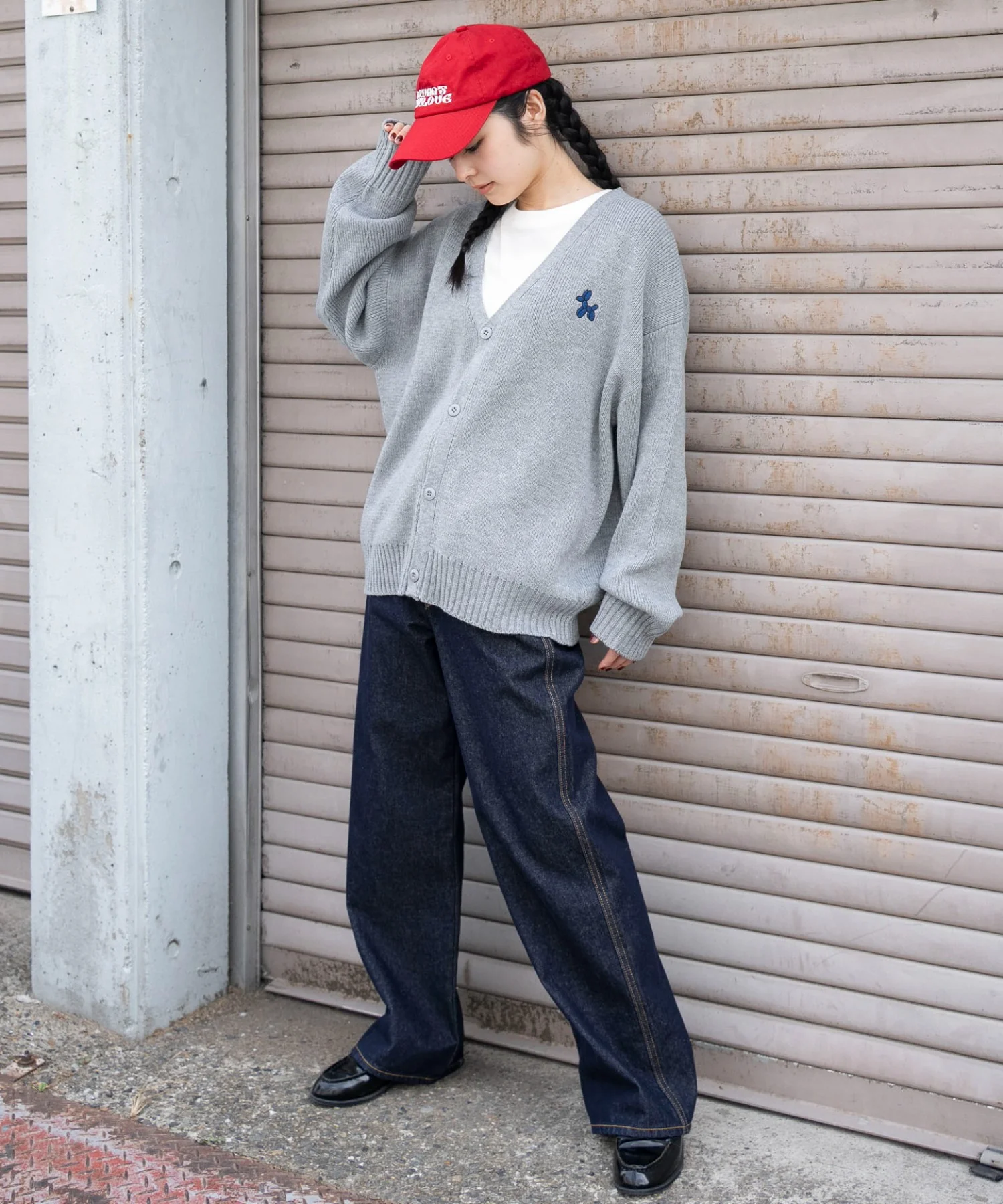 ワンポイントニットカーディガン - Image 7