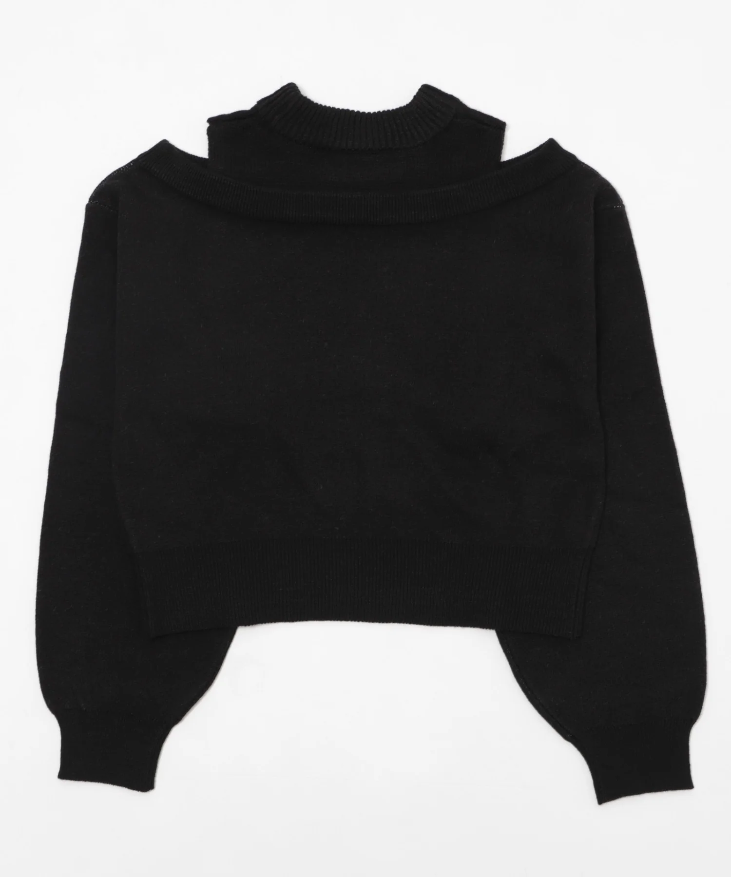 オープンショルダーナンバリングニット - Image 21