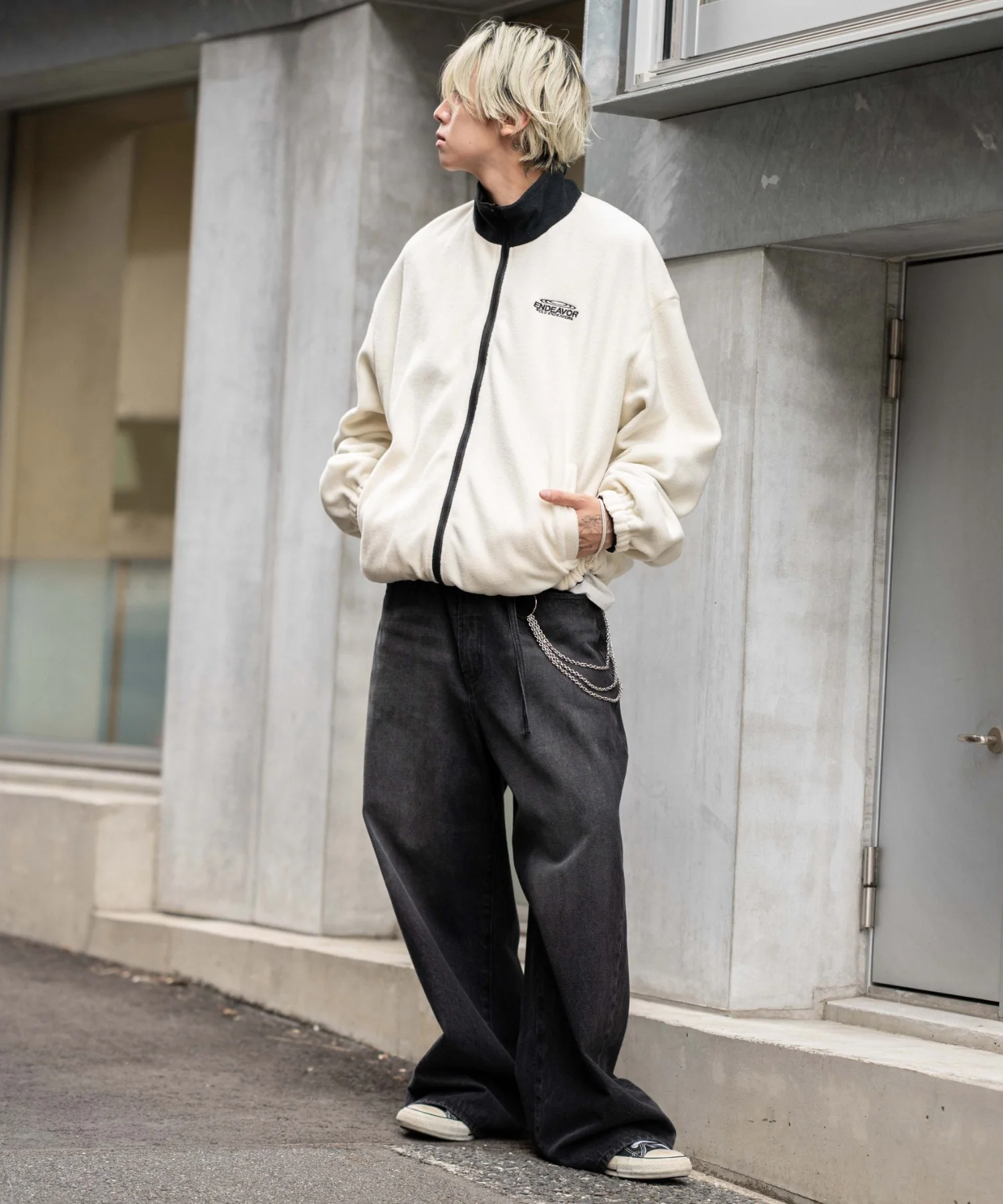 リバーシブルフリースブルゾン - Image 13