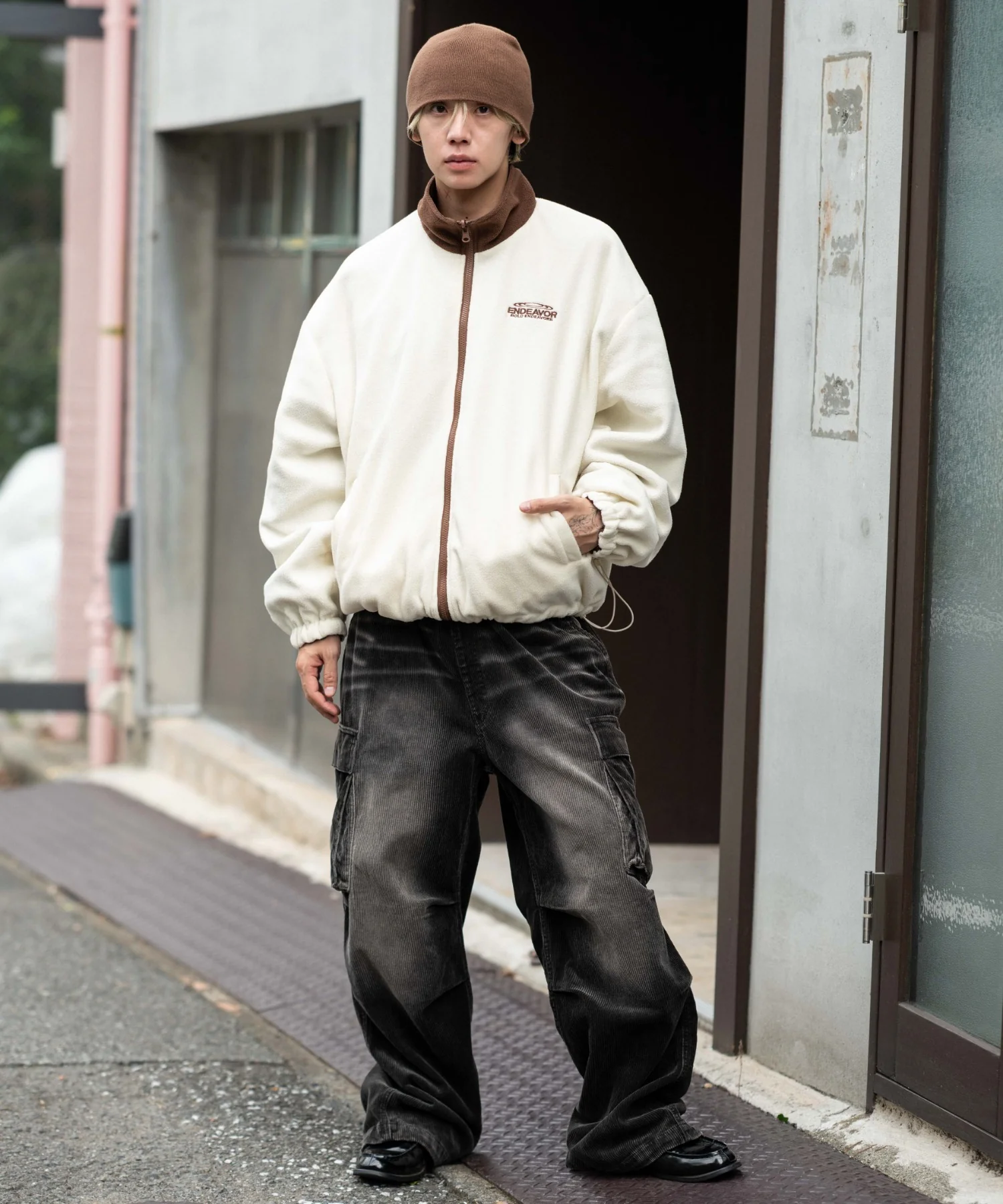 リバーシブルフリースブルゾン - Image 21