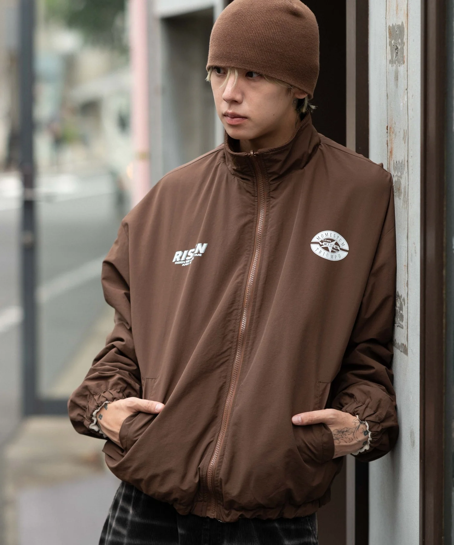 リバーシブルフリースブルゾン - Image 4