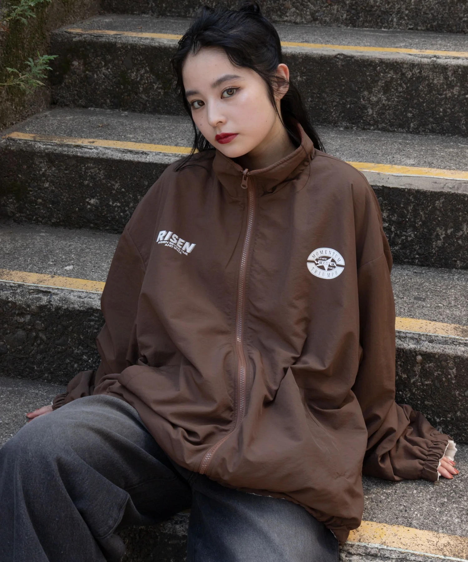 リバーシブルフリースブルゾン - Image 6