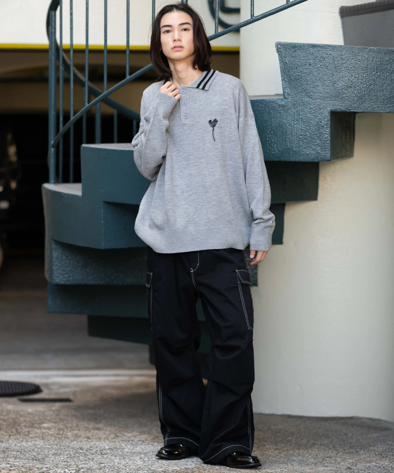 ラインポロニットプルオーバー - Image 11