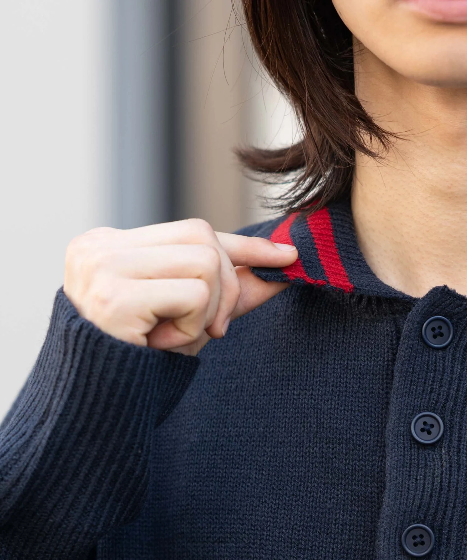 ラインポロニットプルオーバー - Image 13